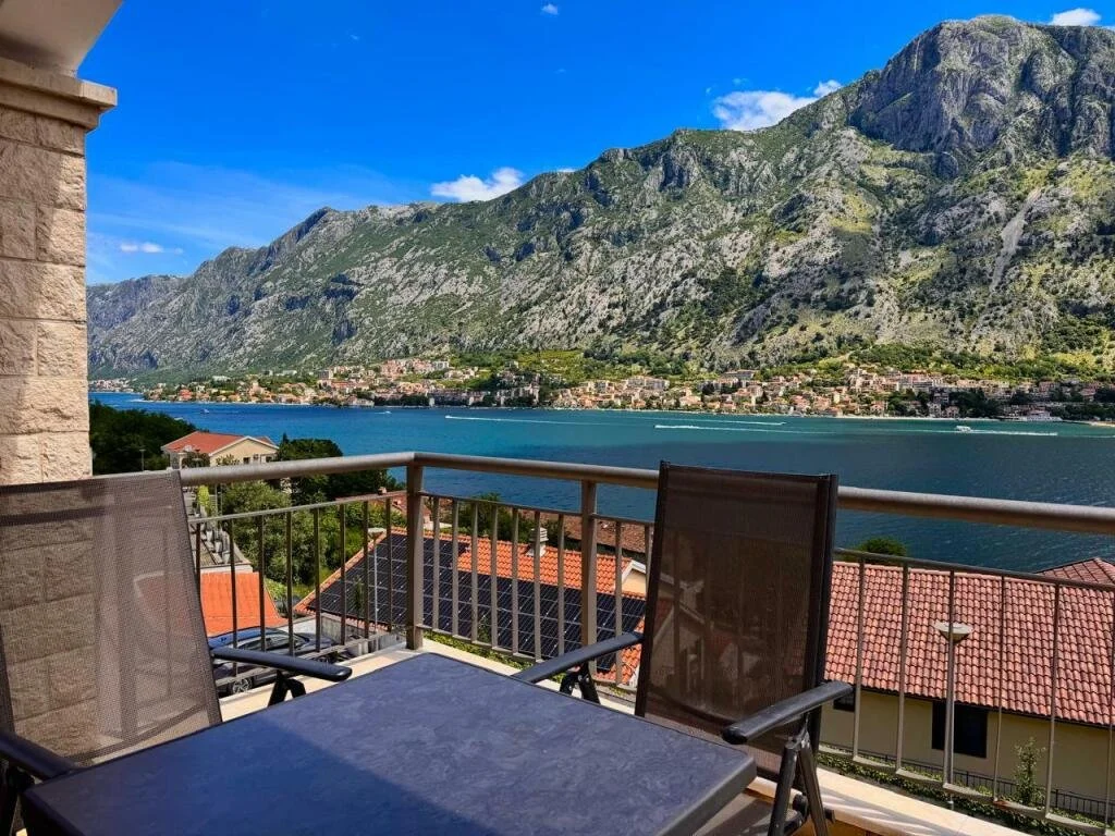 2-bedroom 2-bathroom apartment | Sea views of Bay of Kotor | Fully furnished | Dedicated parking space | Complex includes a large pool | €250,000 (AU$415,000)