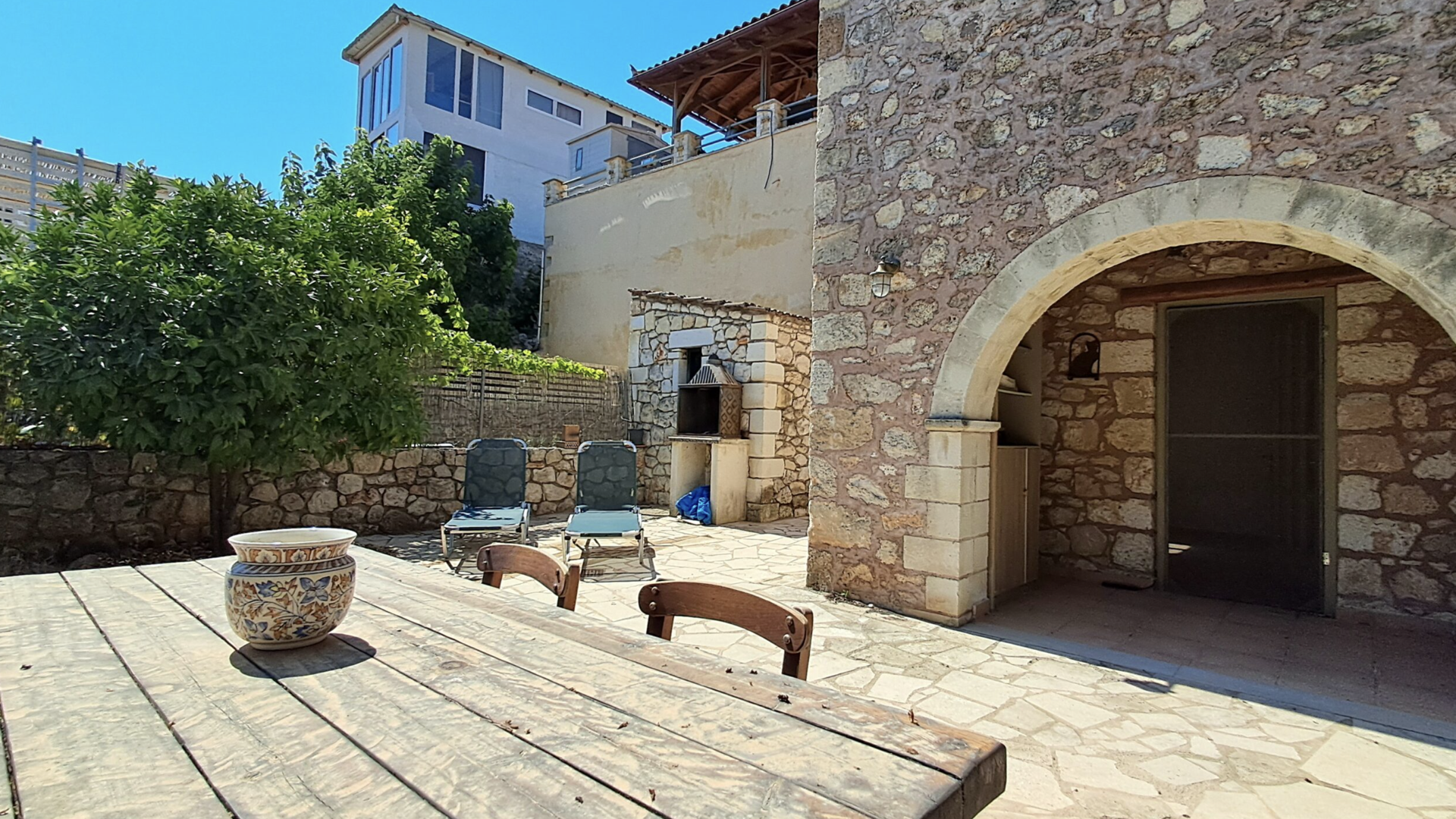 Traditional 2-bedroom 1-bathroom stone villa | Private courtyard | | Side garden | Potential for a pool or third bedroom | Fully furnished | Countryside views |  €250,000  (AU$418,000)