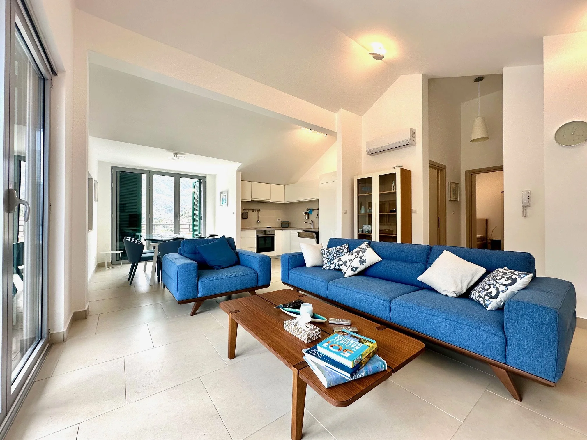 2-bedroom 2-bathroom penthouse in exclusive gated community | Generously sized terrace offering stunning panoramic views of sea and mountains | Fully furnished | Shared pool and on-site spa facilities | Kid’s playground |  €349,000 (AU$579,000)