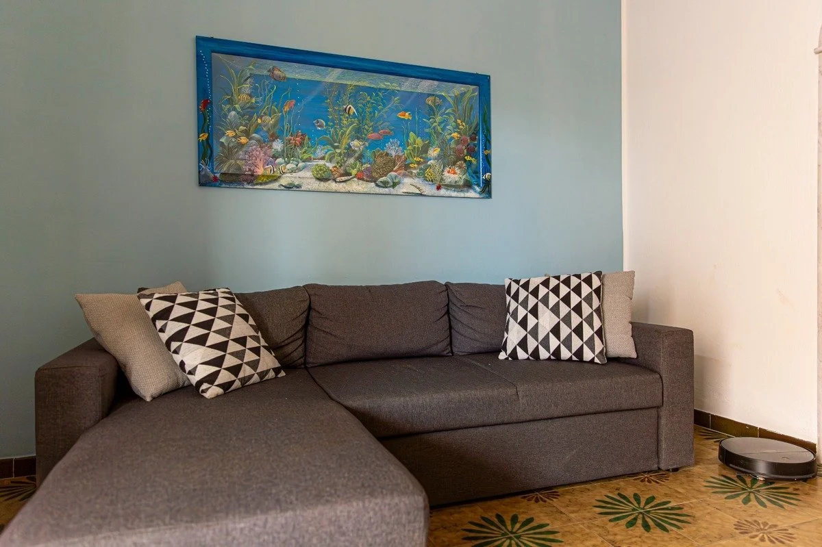 8-bedroom 2-bathroom renovated house 188m2 | 400 metres from the sea with views overlooking the gulf | It consists of two apartments, each with a kitchen, which are being sold as a single unit | There are also separate balconies and a 94m2 terrace wi
