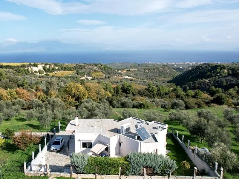 3-bedroom 1-bathroom house on 3,500 sq.m. plot size | Unobstructed panoramic views of Corinthian Gulf | Fully renovated internally in 2024 | Fully furnished | 50 olive trees and various fruit trees | €250,000 (A$418,000)