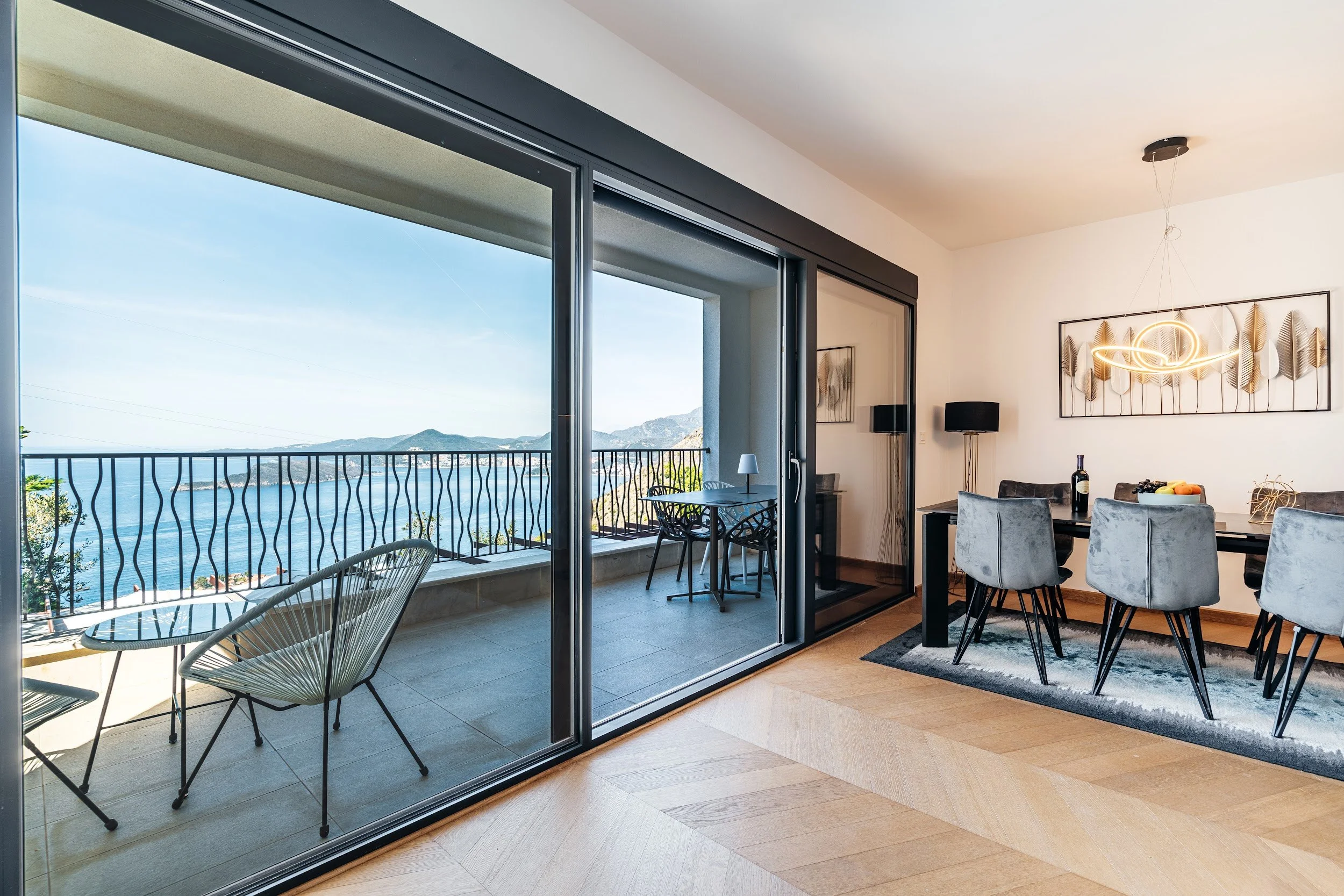 3-Bedroom 2-bathroom apartment | Unobstructed views of sea and Montenegrin coastline | Fully furnished | Large swimming pool for residents | € 445,000 (AU$743,000)