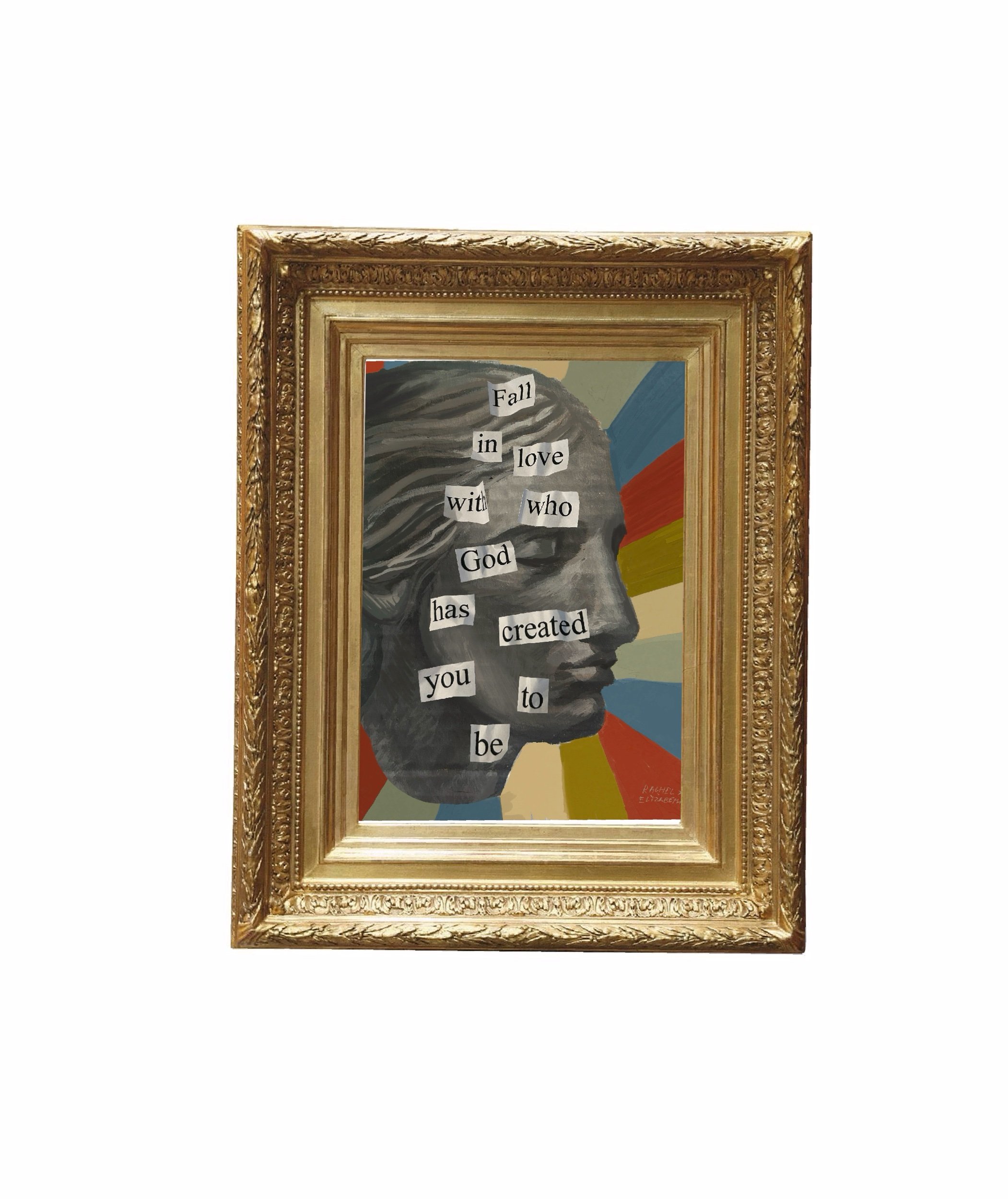 “ created to be” Art print