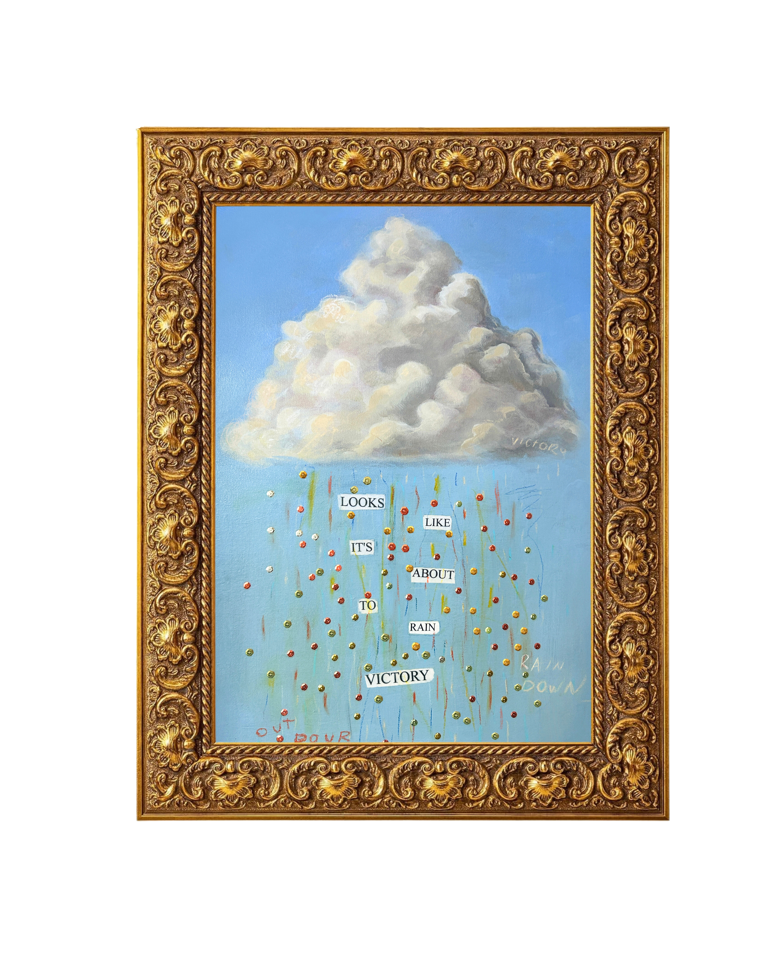 ‘’ cloudy chance of Victory.” Print