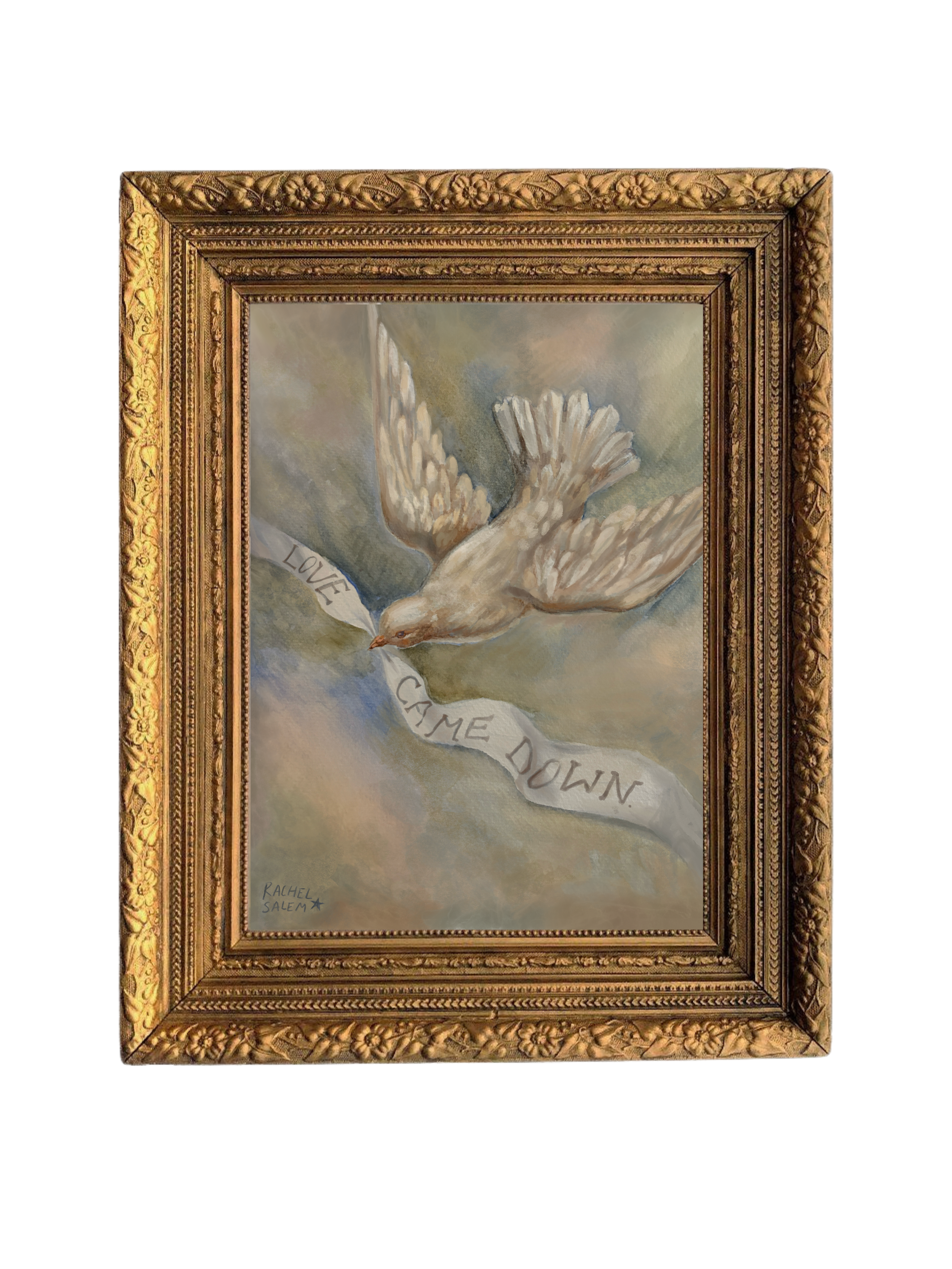 “Love came down” art print