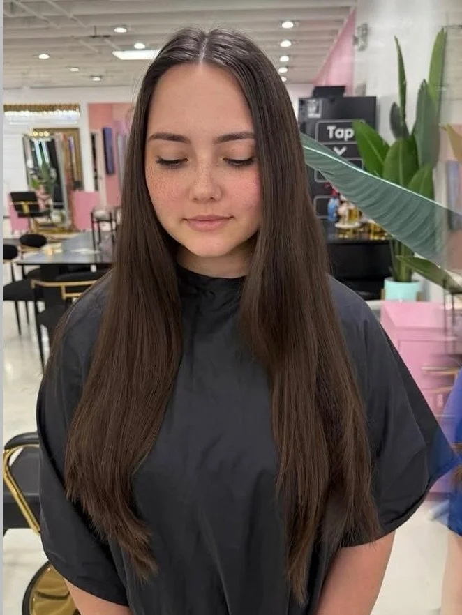 Assignment was def understood 😍✨ @glambydrea_ 
#bookyourappointment #holabonitamidland #hairtransformation