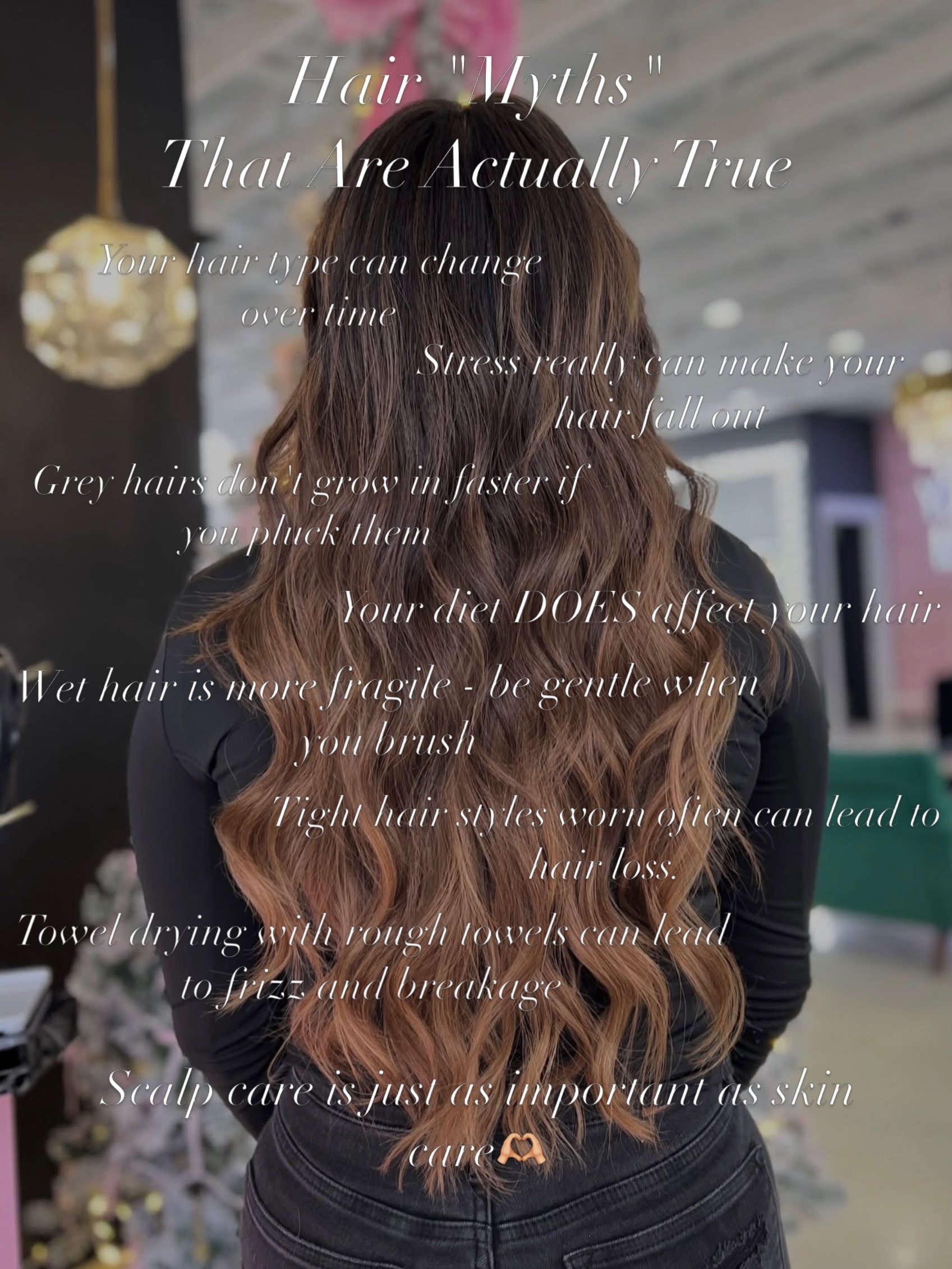 Which one surprised you the most? 👀✨
Hair care doesn&rsquo;t have to be complicated&mdash;small habits make a big difference. Save this for later and share with a friend who loves all things hair! 🤎 
#holabonita #haircare #haircolor