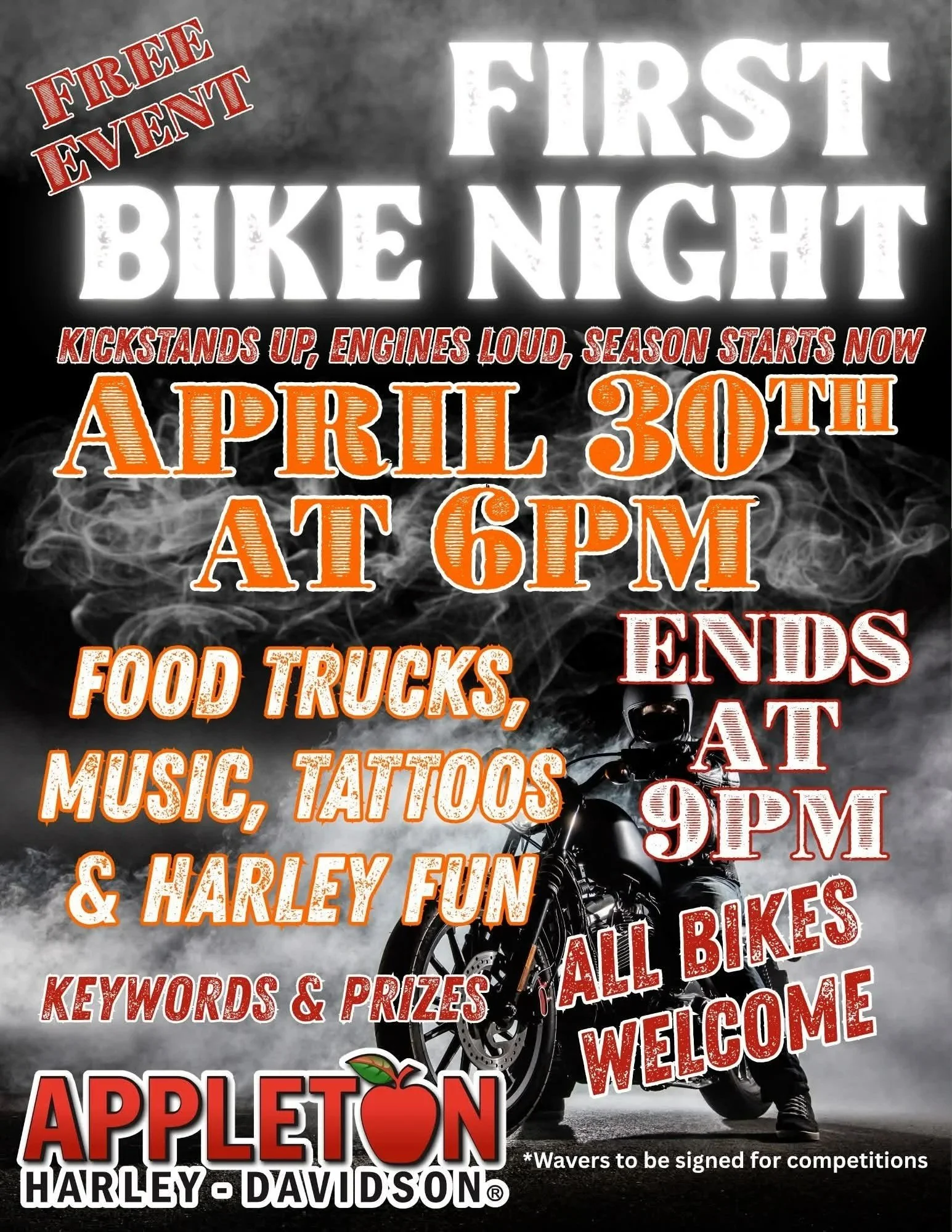 Appleton Harley Davidson -First Bike Night 