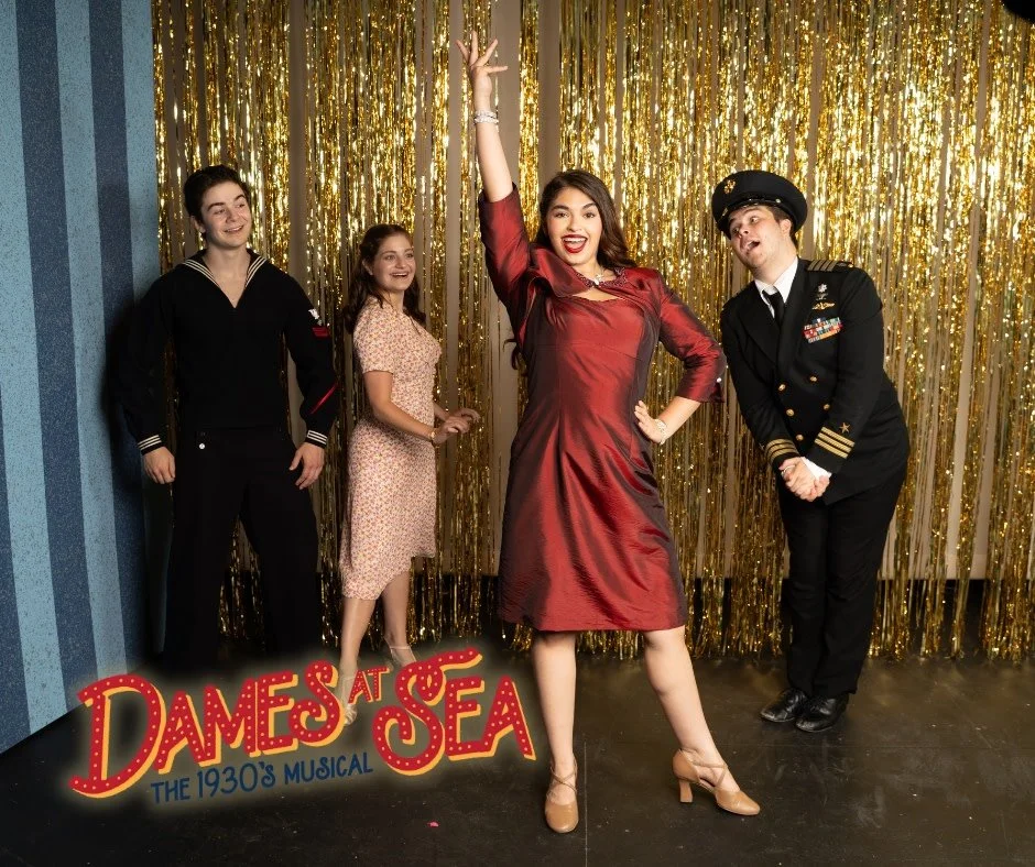 "DAMES AT SEA" Otterbein University 2025. Photo by Isaac Ramsey