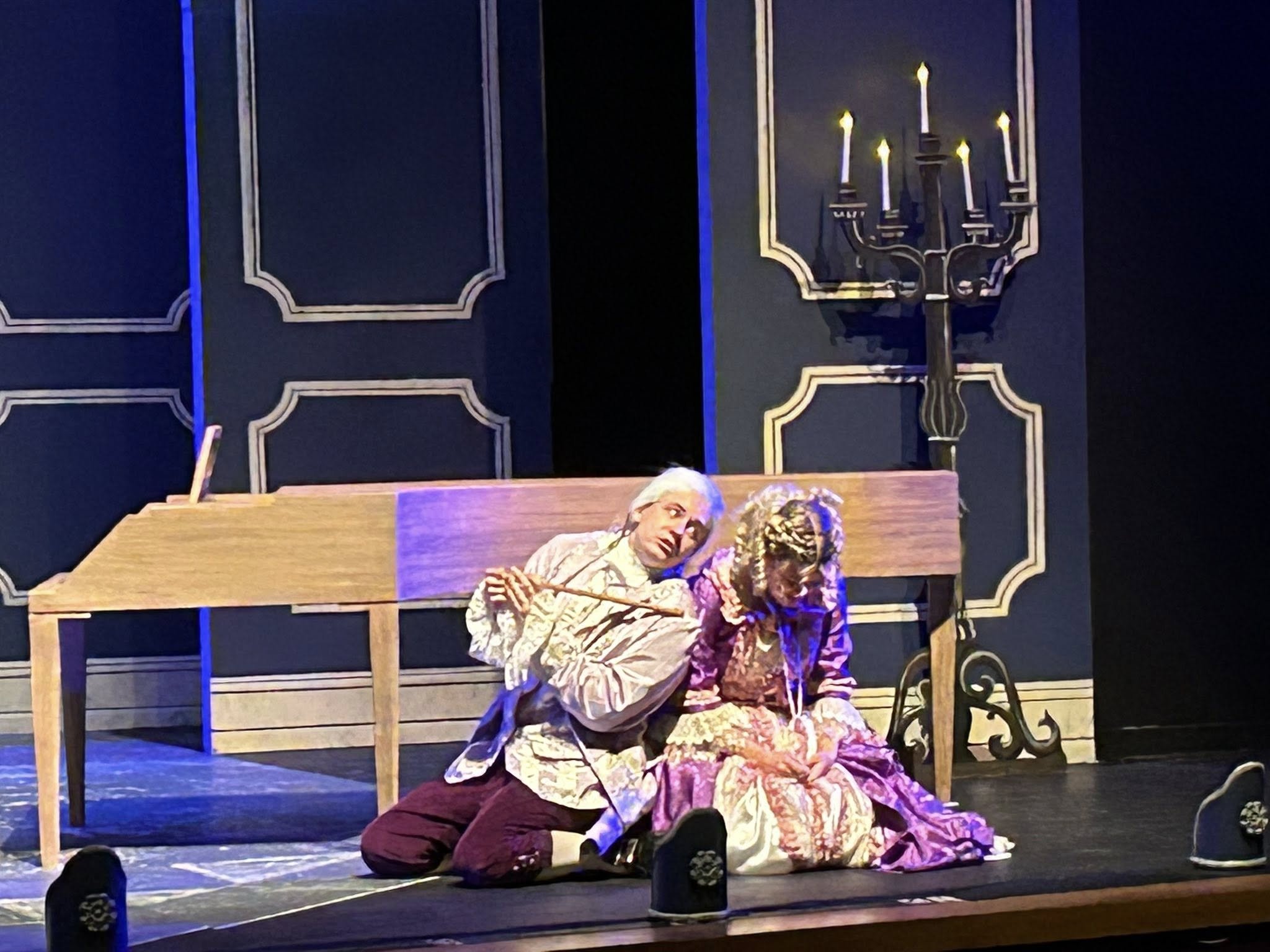 "AMADEUS" Gallery Players 2025. Photo by Michael Solomon