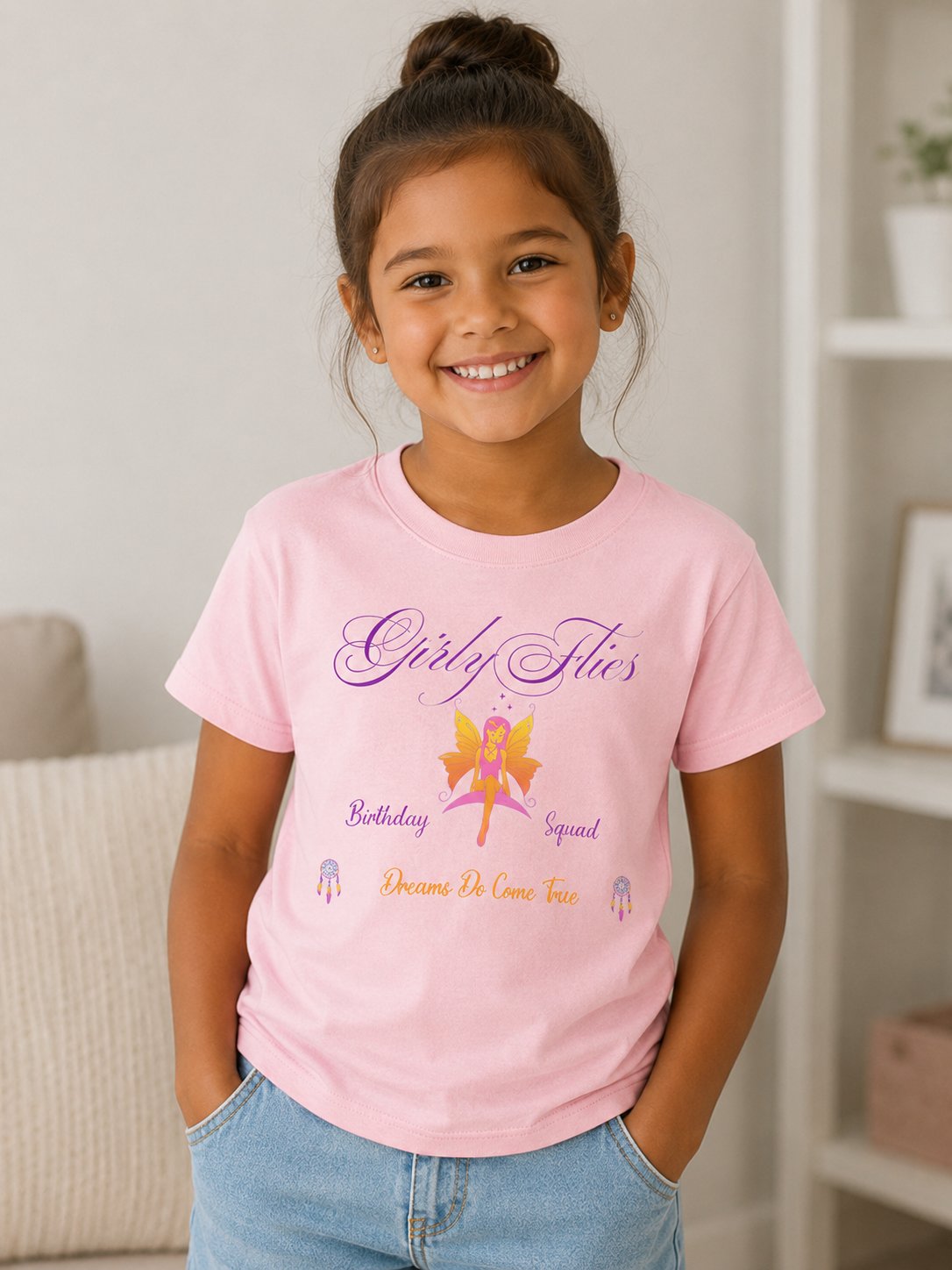 Toddler Girly Tops -Birthday Squad