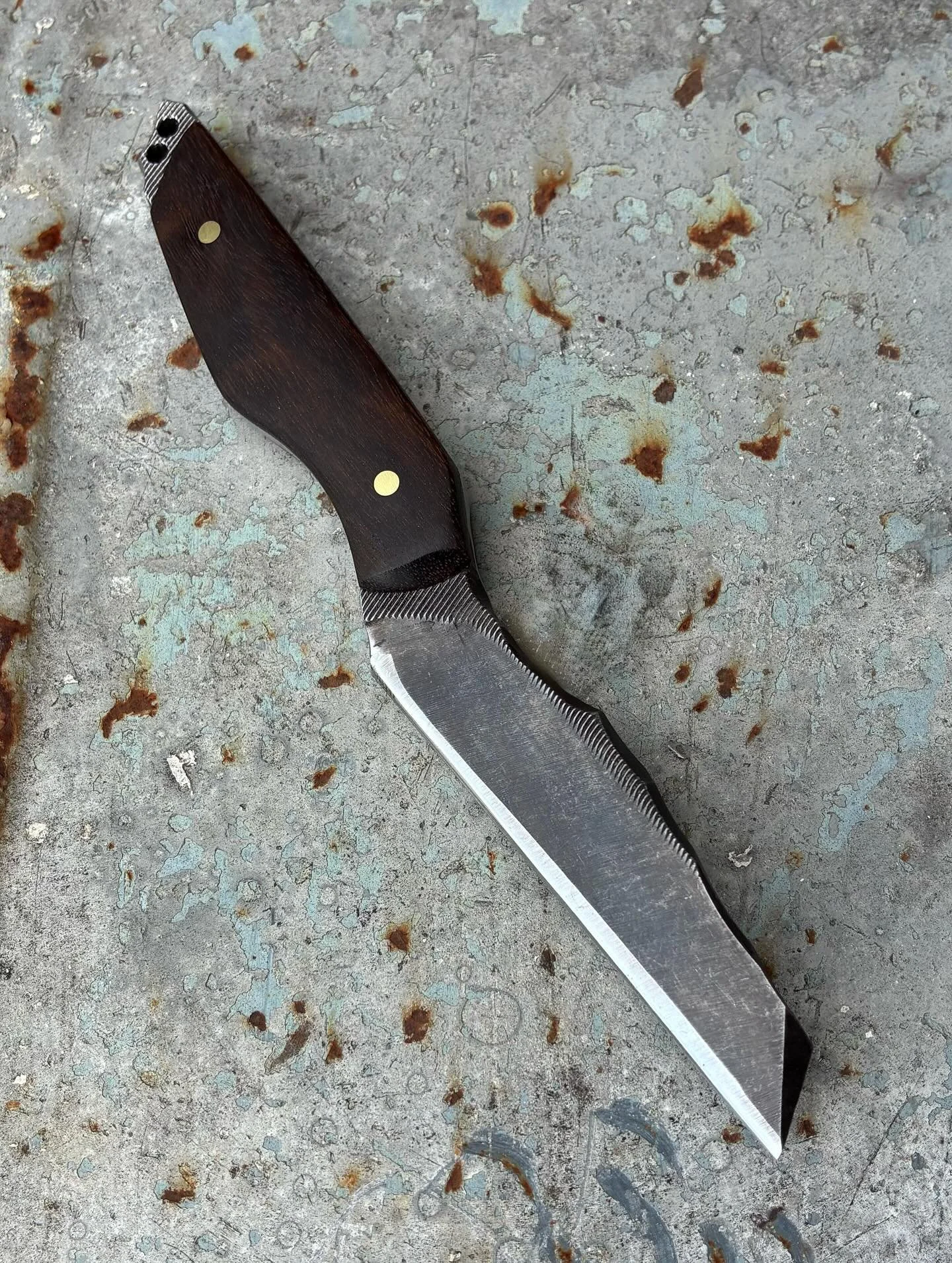 Chisel ground file knife (with sheath and belt clip). Check stories for more available knives