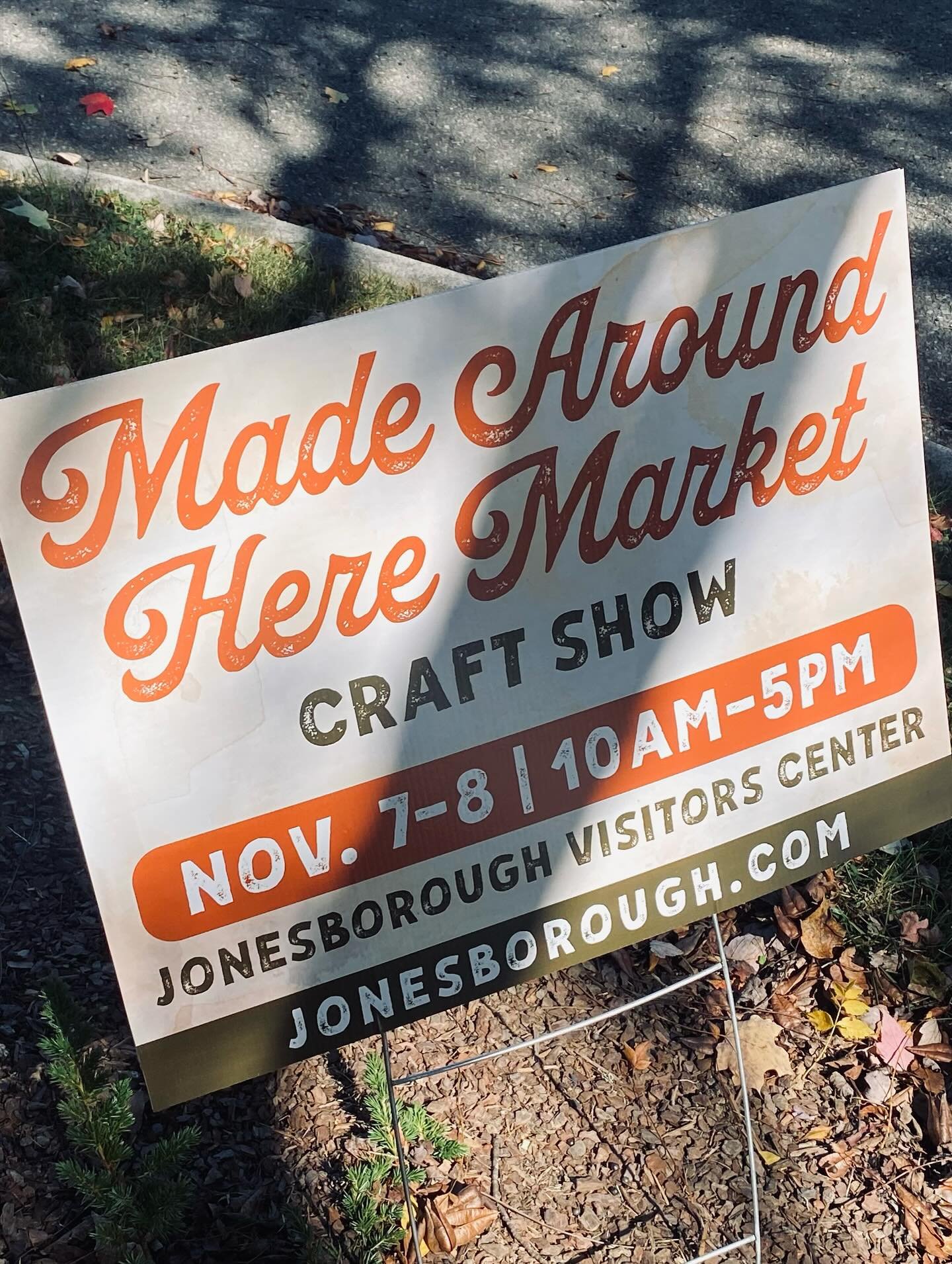 2 1/2 weeks away! Come see me and other local craftsmen in downtown Jonesborough on November 7th-8th from 10am-5pm.
