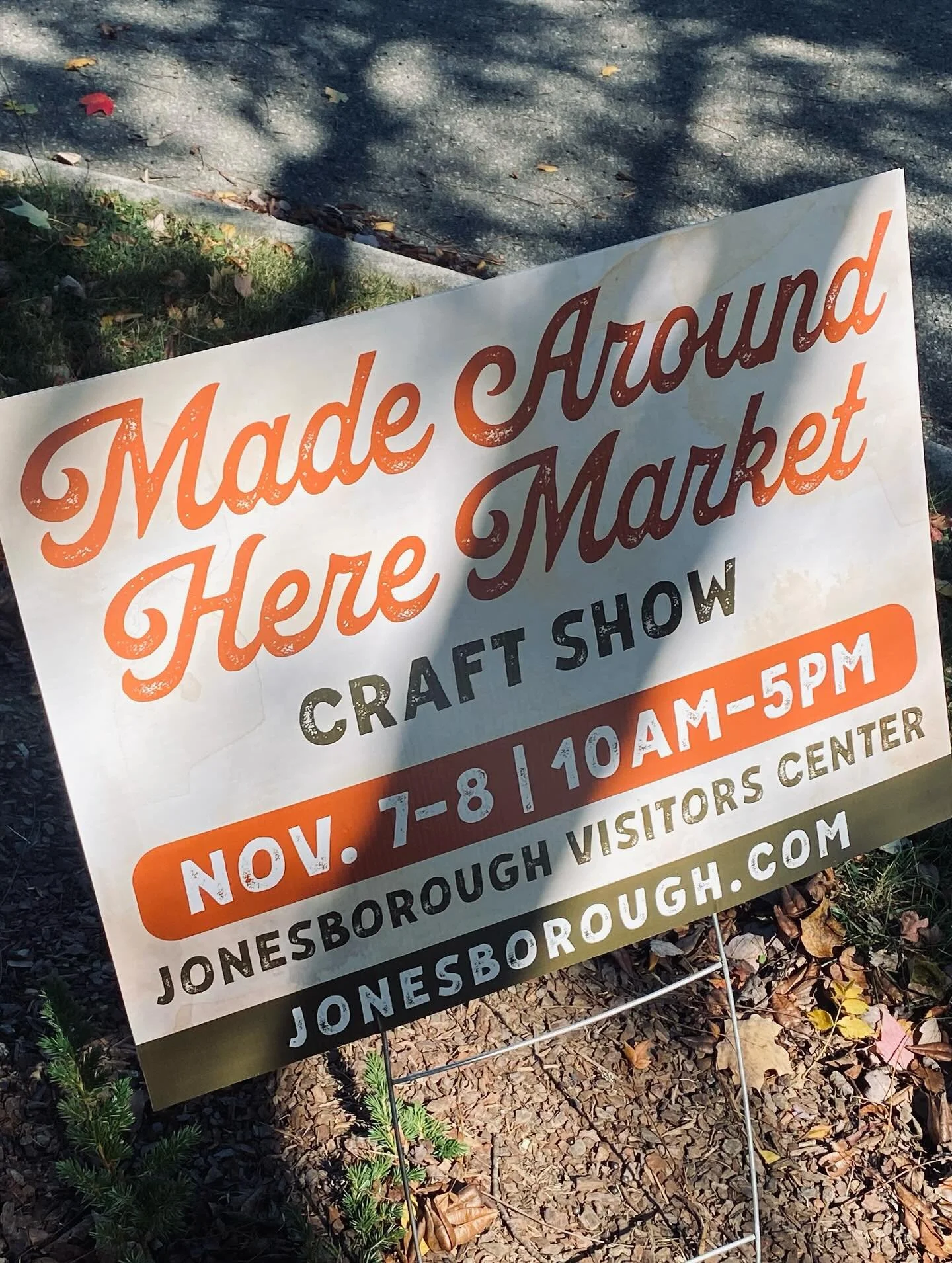2 1/2 weeks away! Come see me and other local craftsmen in downtown Jonesborough on November 7th-8th from 10am-5pm.