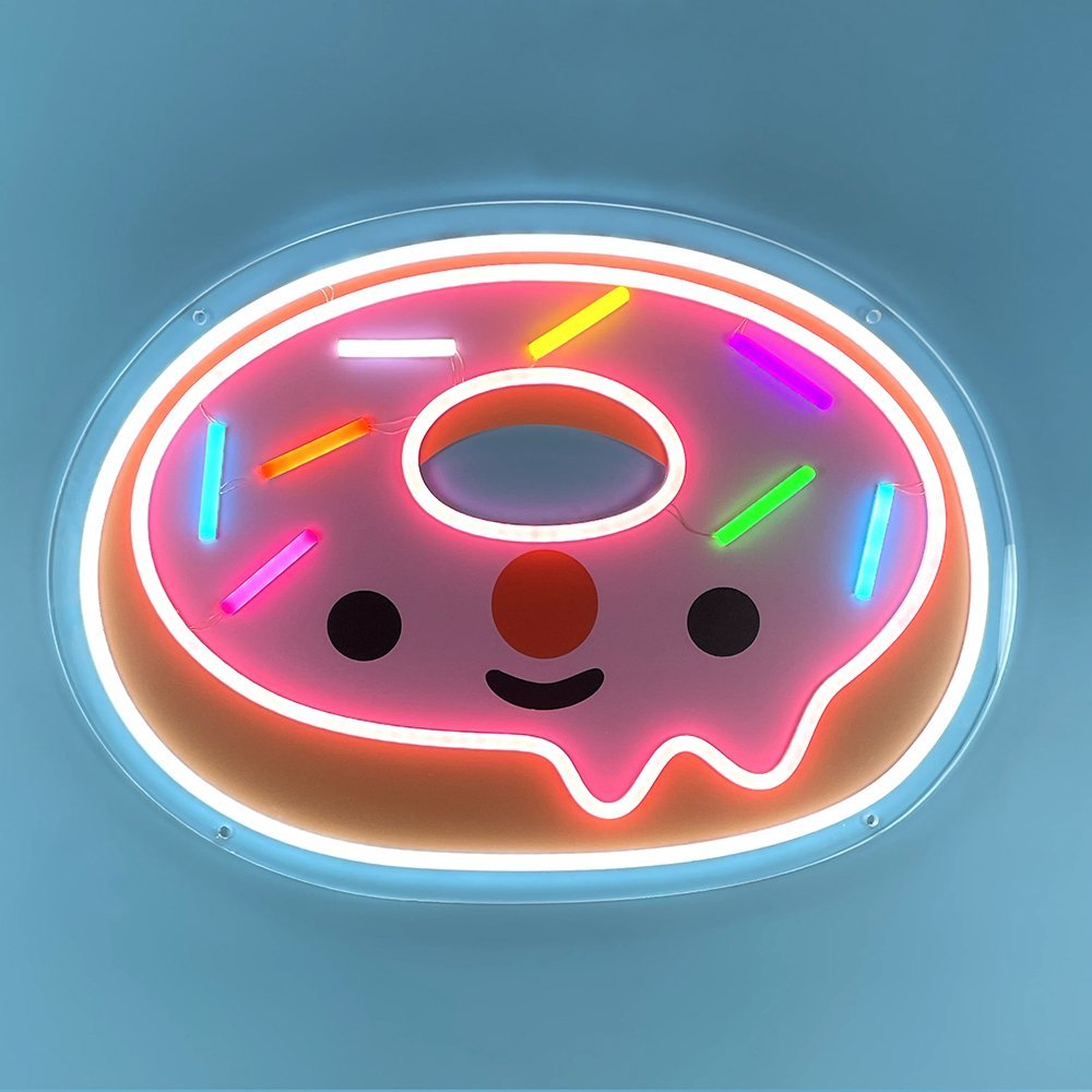 Fancy Donut LED Neon Sign