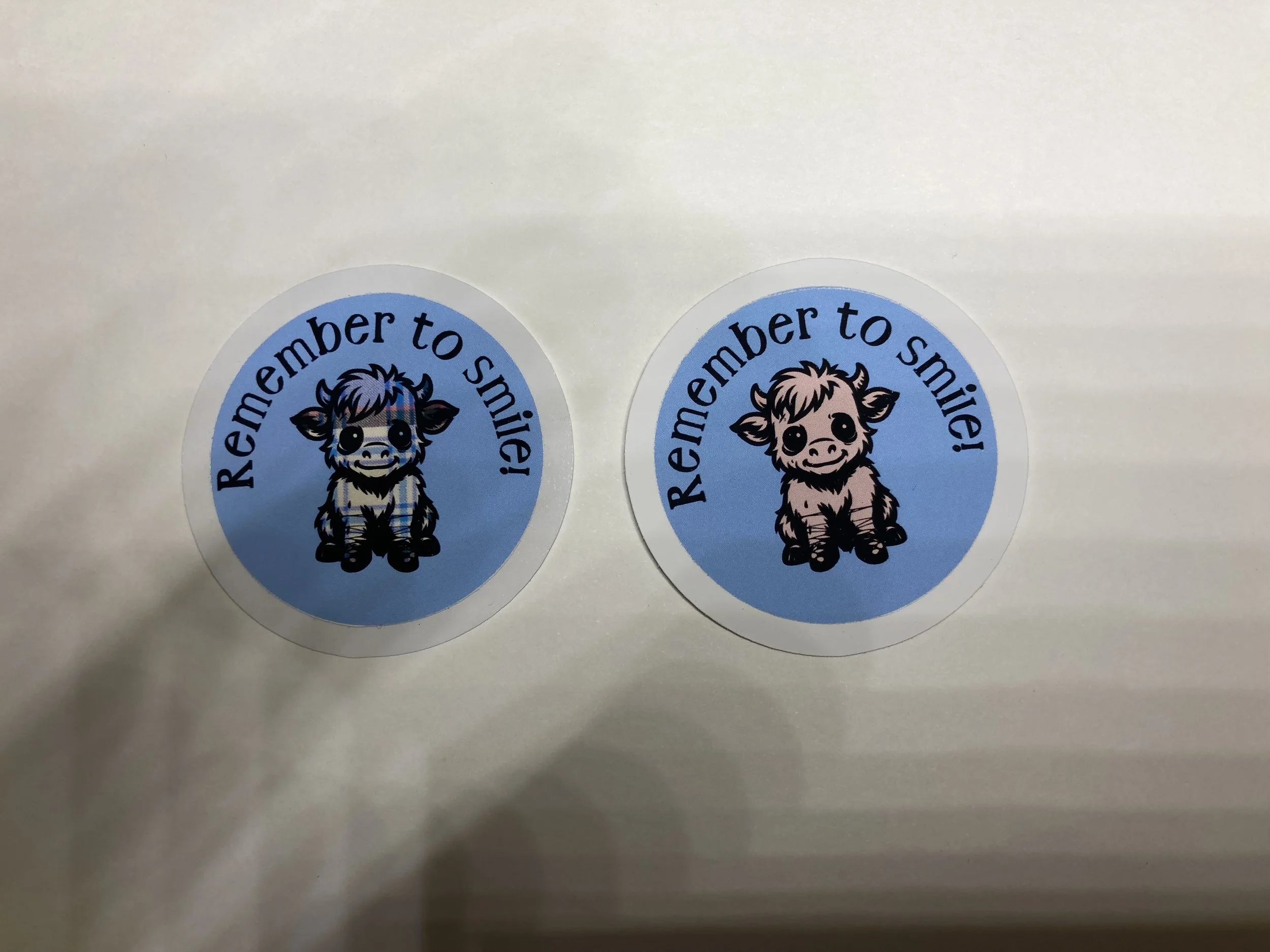 Custom highland dance stickers