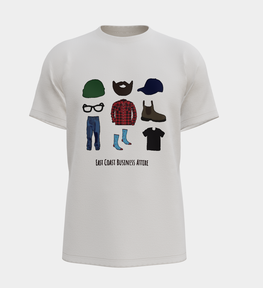'East Coast Business Attire' t-shirt