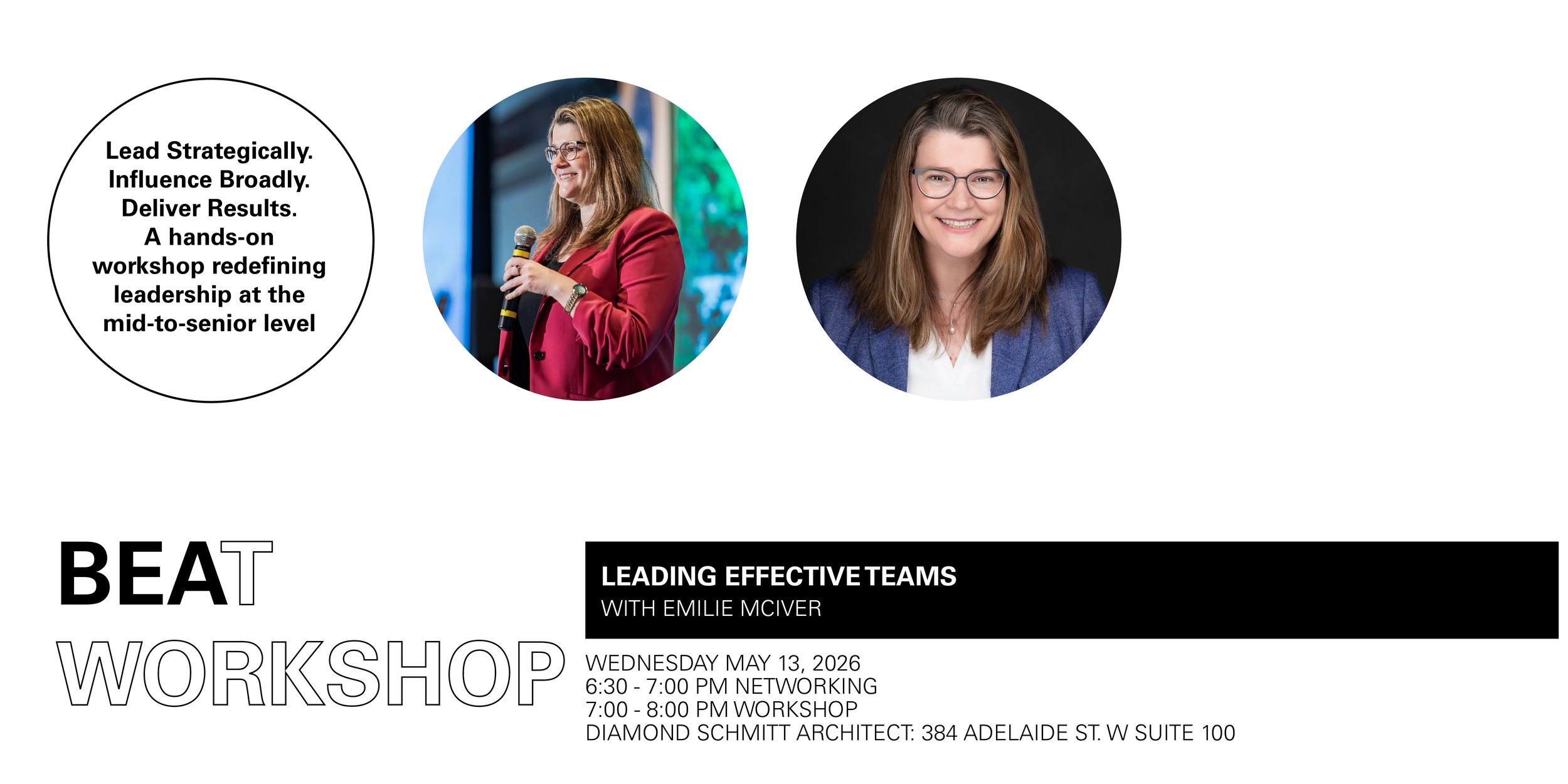 BEAToronto Workshop: Leading Effective Teams with Emilie McIver