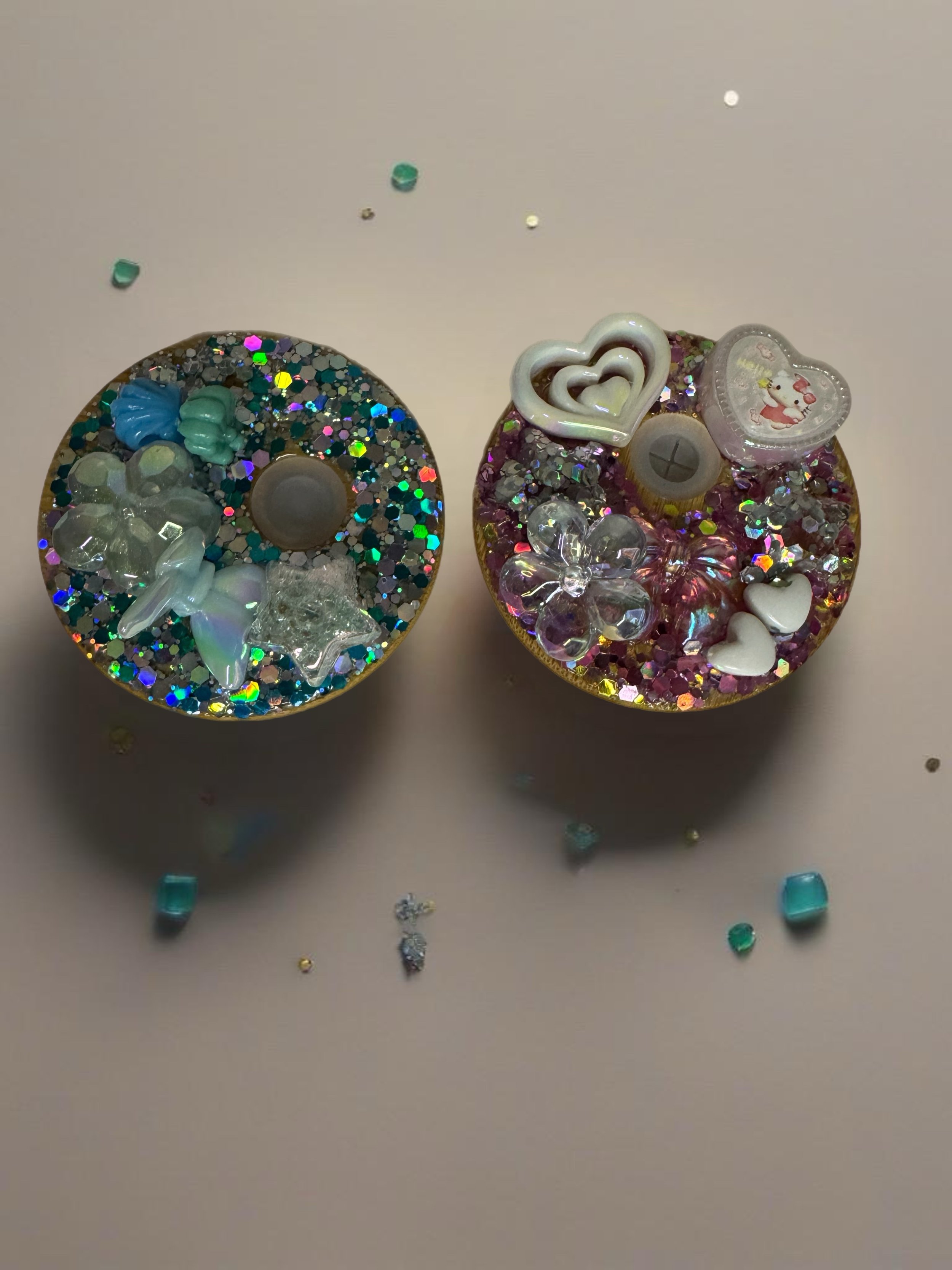 Decorated Cup Lids
