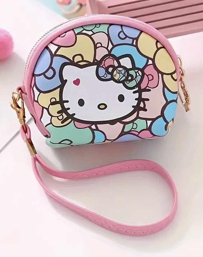 Sanrio Mini Leather Coin Purse with Wristlet