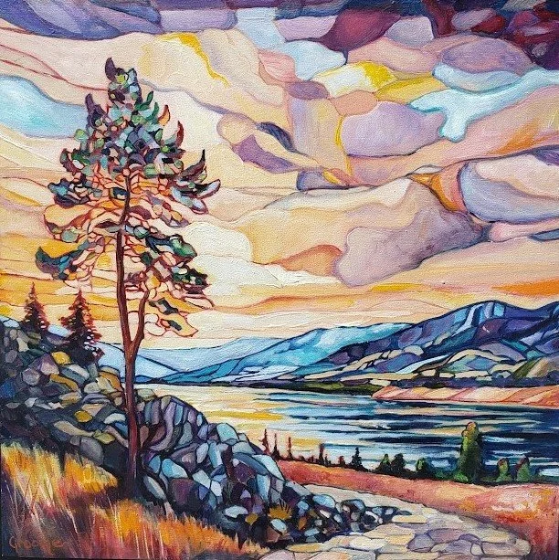 Naramate State of Mind, 12x12, Oil on Panel, Sold.jpg