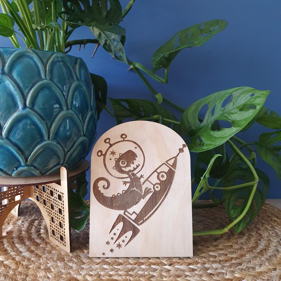 Plaque - Dino Rocket
