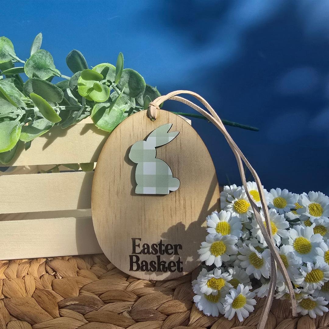 Easter Basket Personalised Tags 🐇