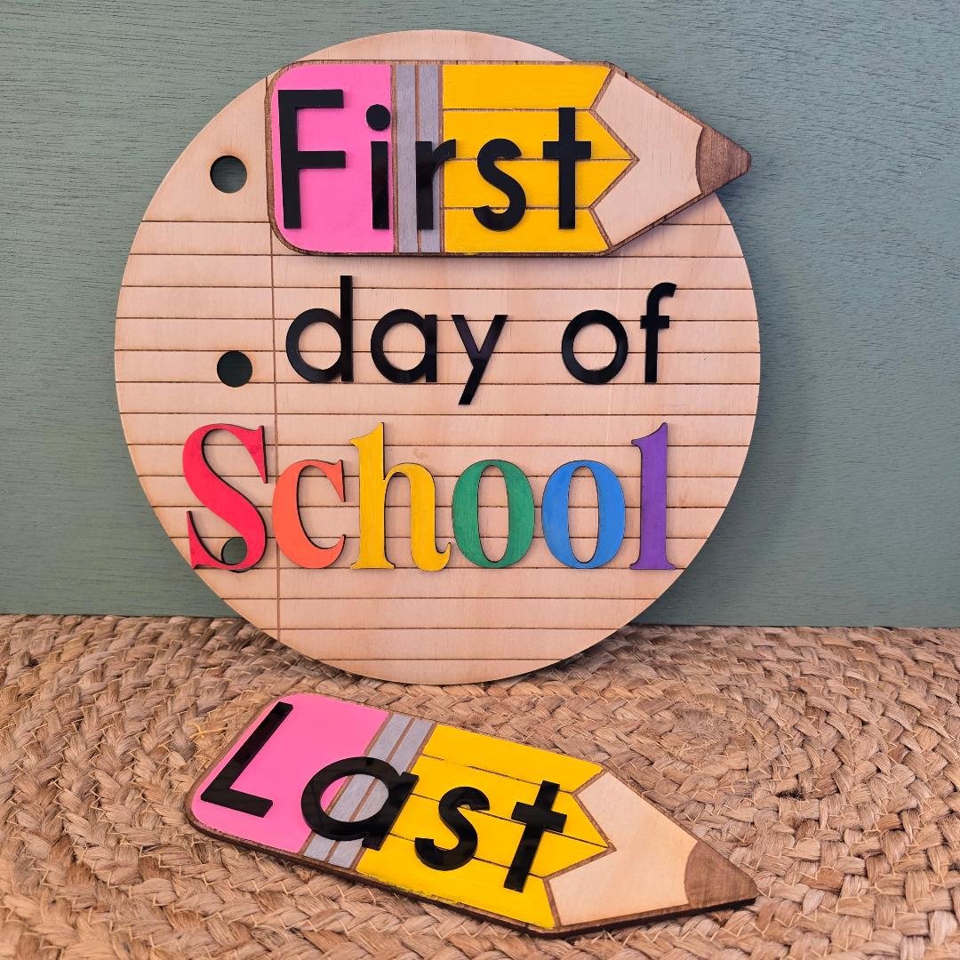 First & Last Day of School. Round