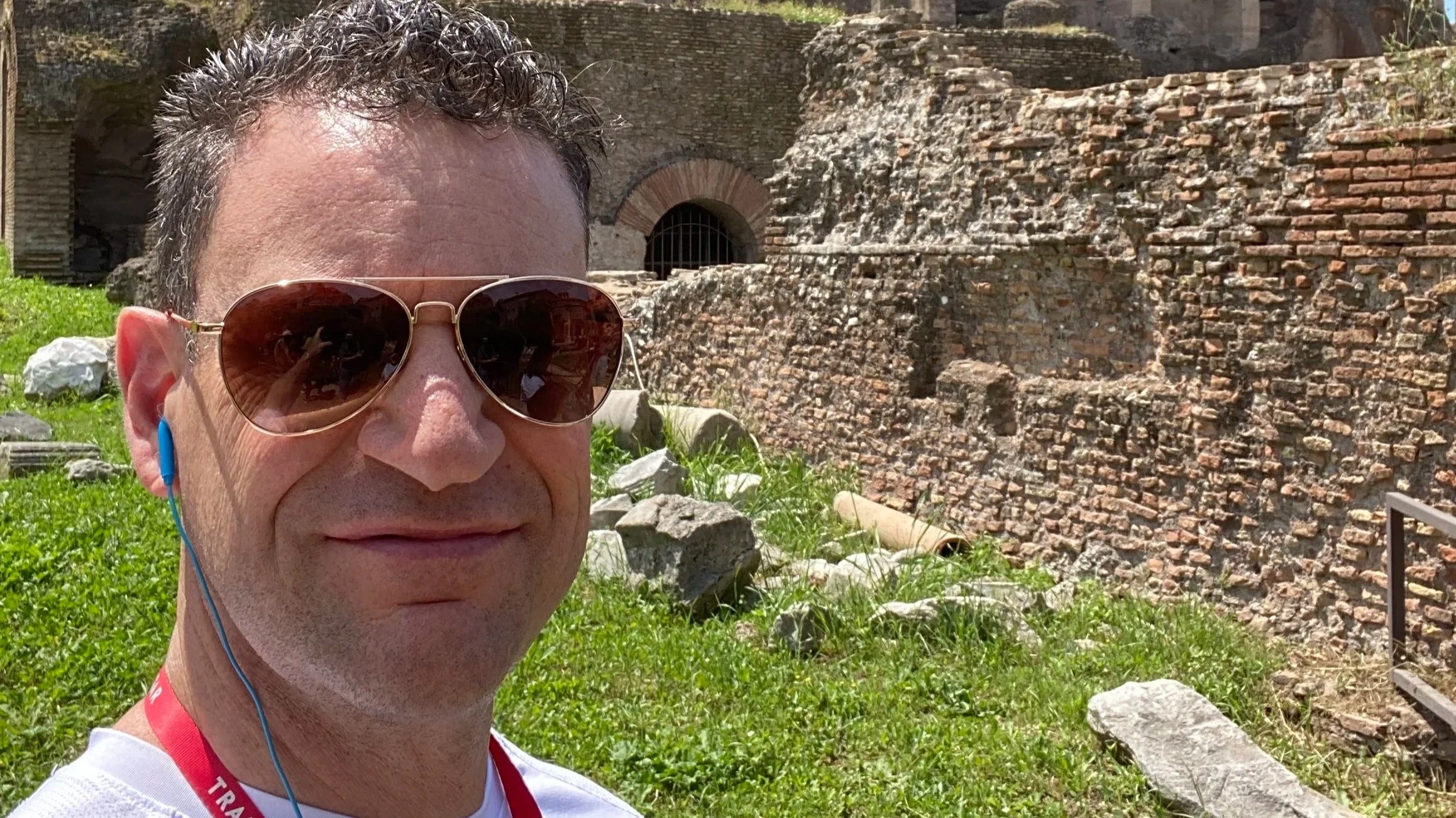 Visiting the home of forensic science - the ancient forum in Rome, Italy