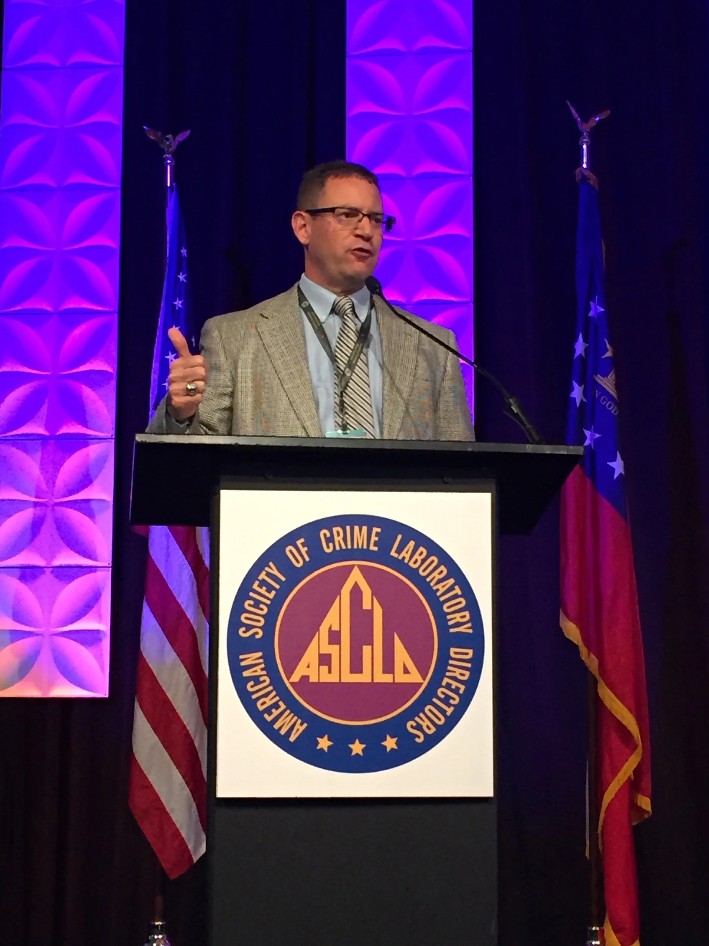 Presentation at the American Society of Crime Laboratory Directors