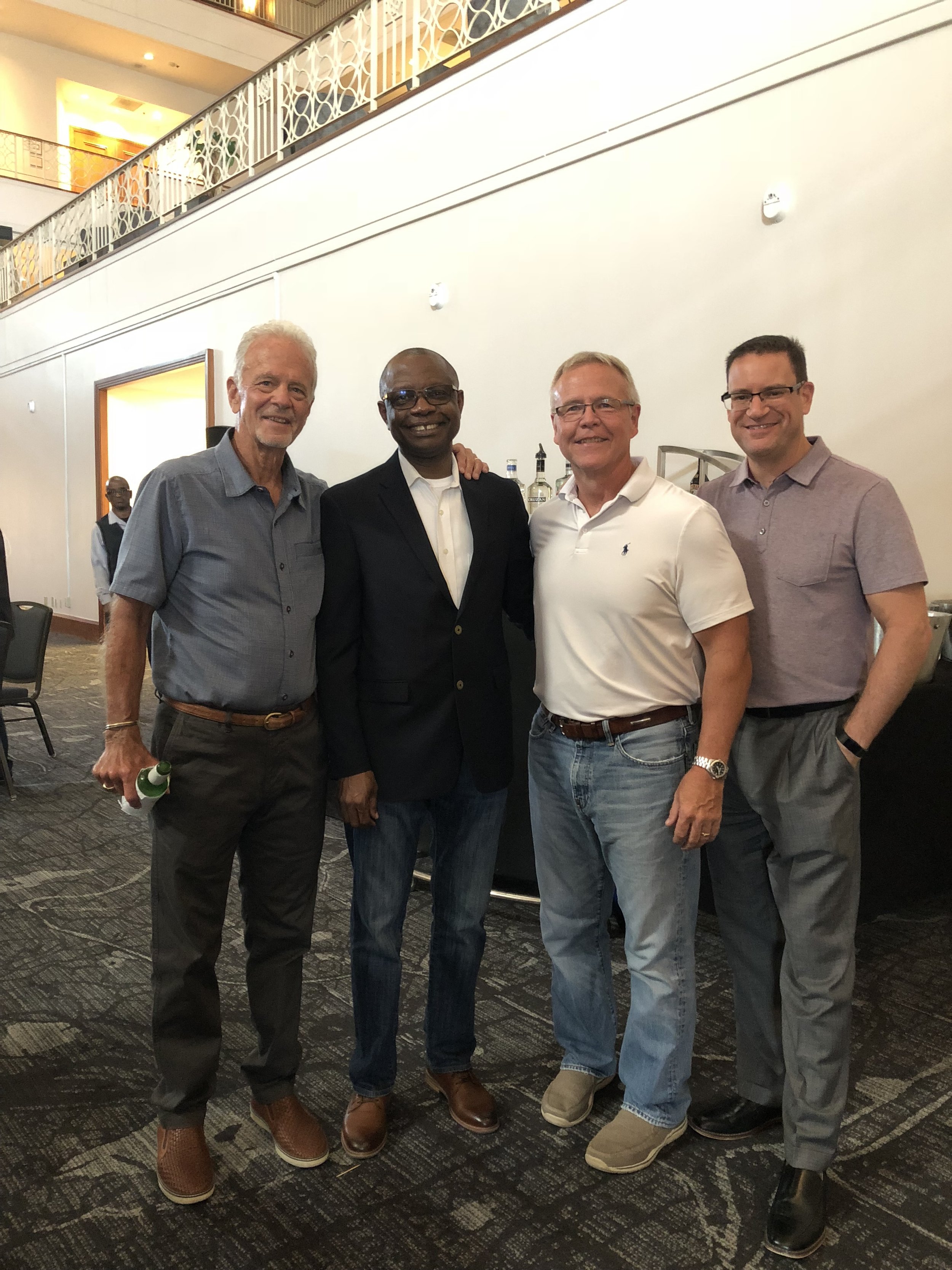 At a special event to provide support for the operation of new and improved forensic laboratory in Nigeria.