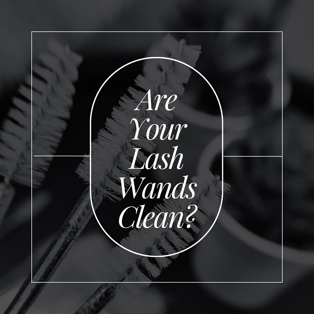 Everyone talks about the importance of keeping your lashes clean, but it&rsquo;s just as important to use a clean lash brush wand as well! 

Replace your old wands with the new ones I provide at each appointment. If you like to reuse them, wash them 
