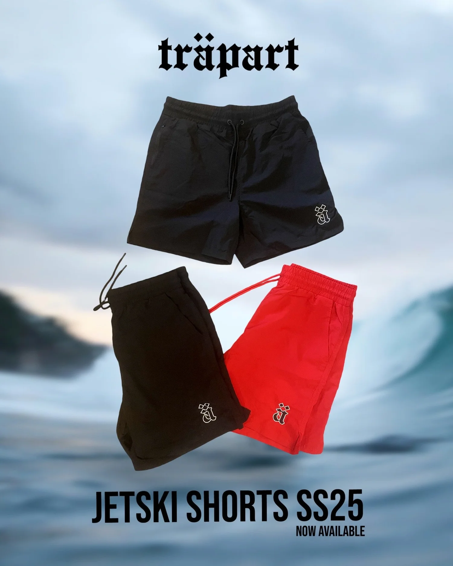 TRAPART jetski short ss25 — TRAPART