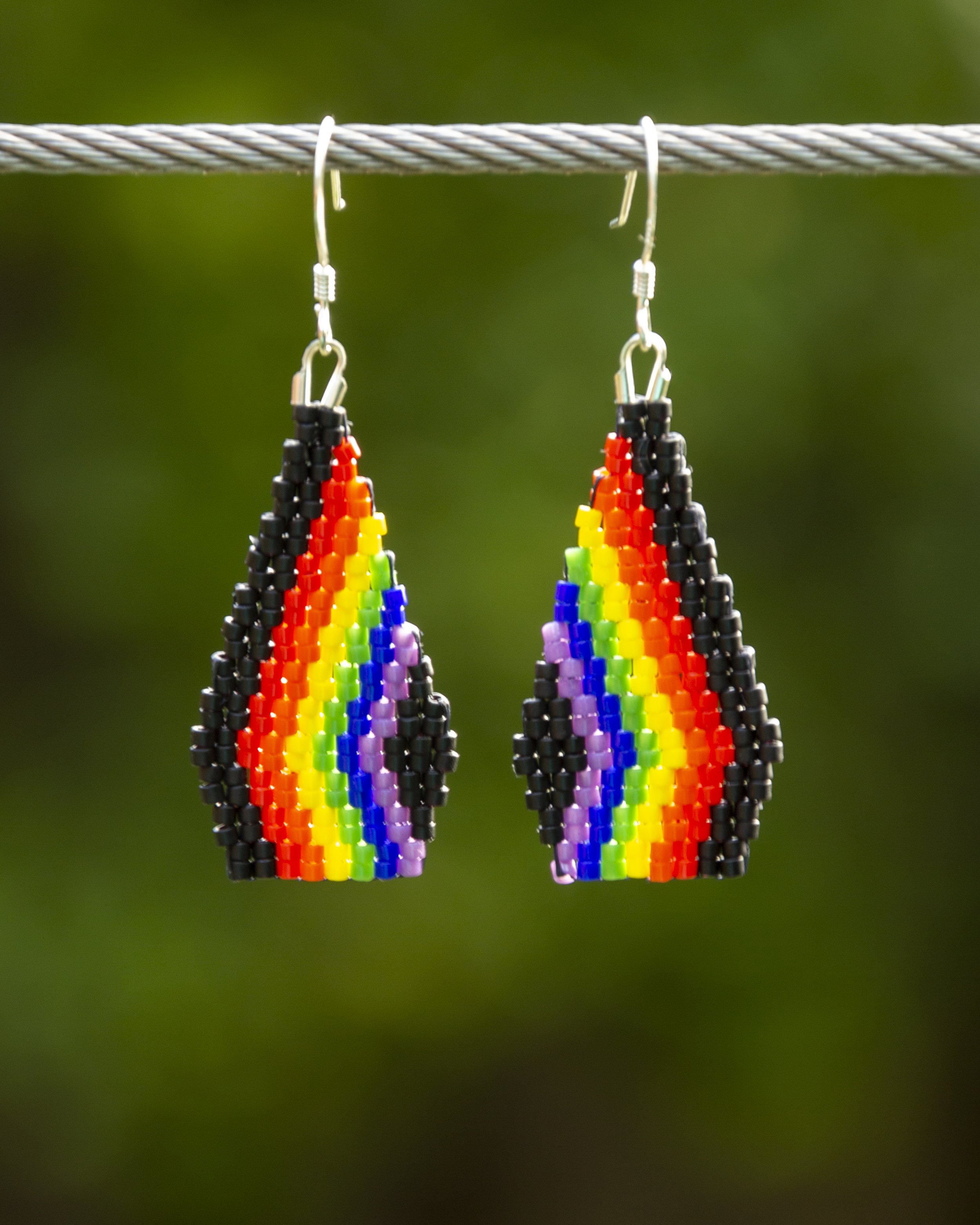 Rainbow Drop Earrings