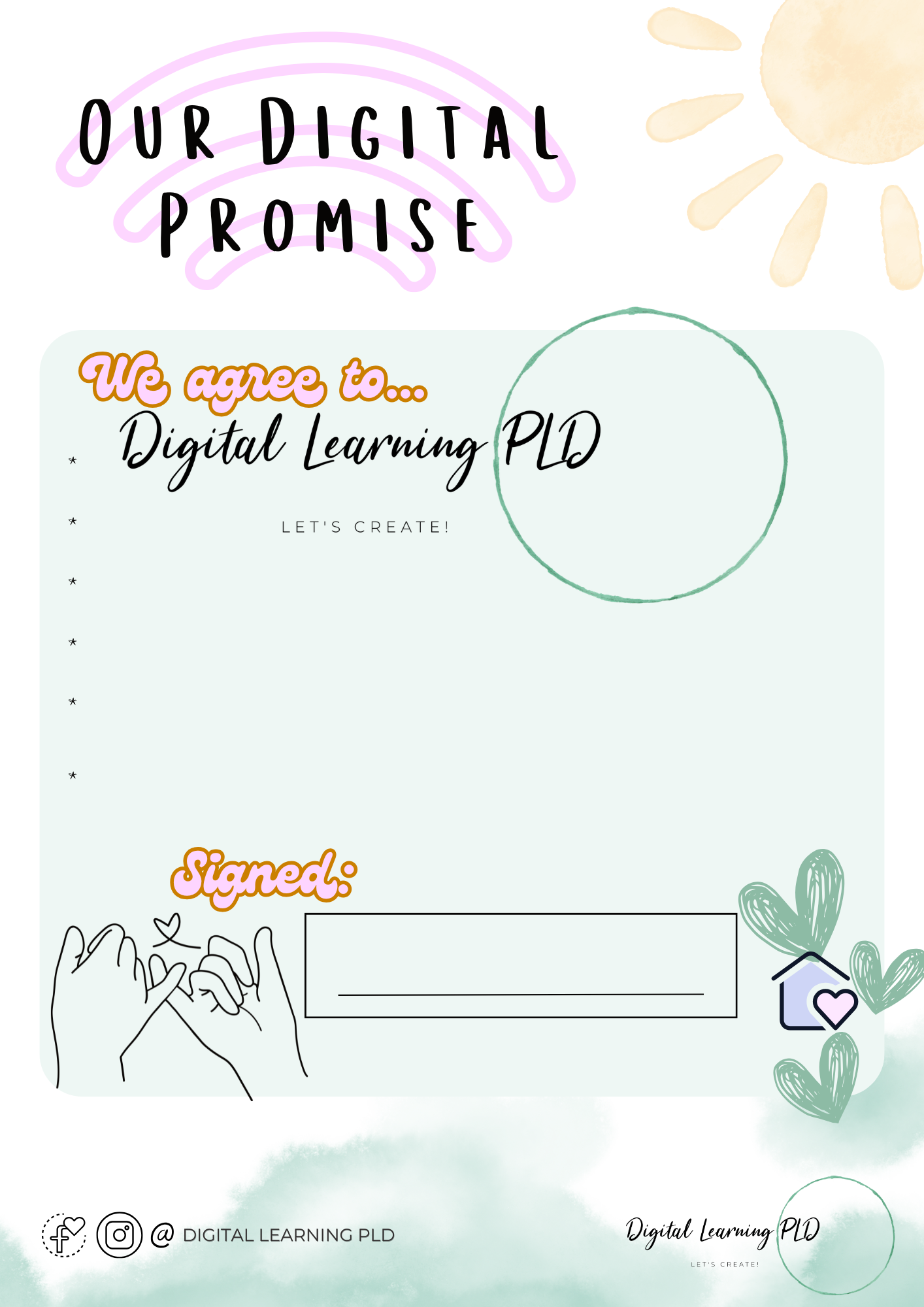 Our Digital Promise - Digital Agreement