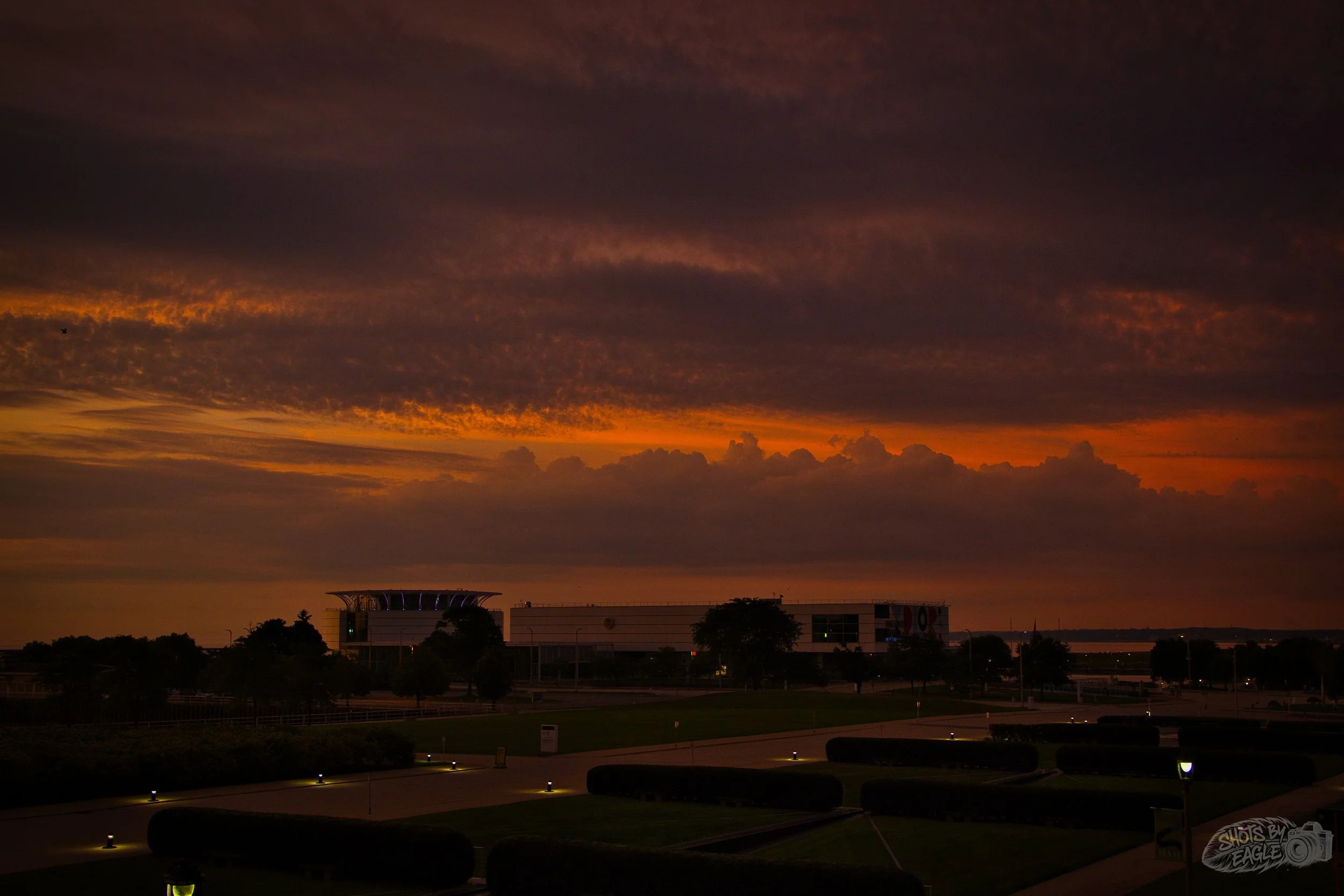 Sunrise over Lake Michigan