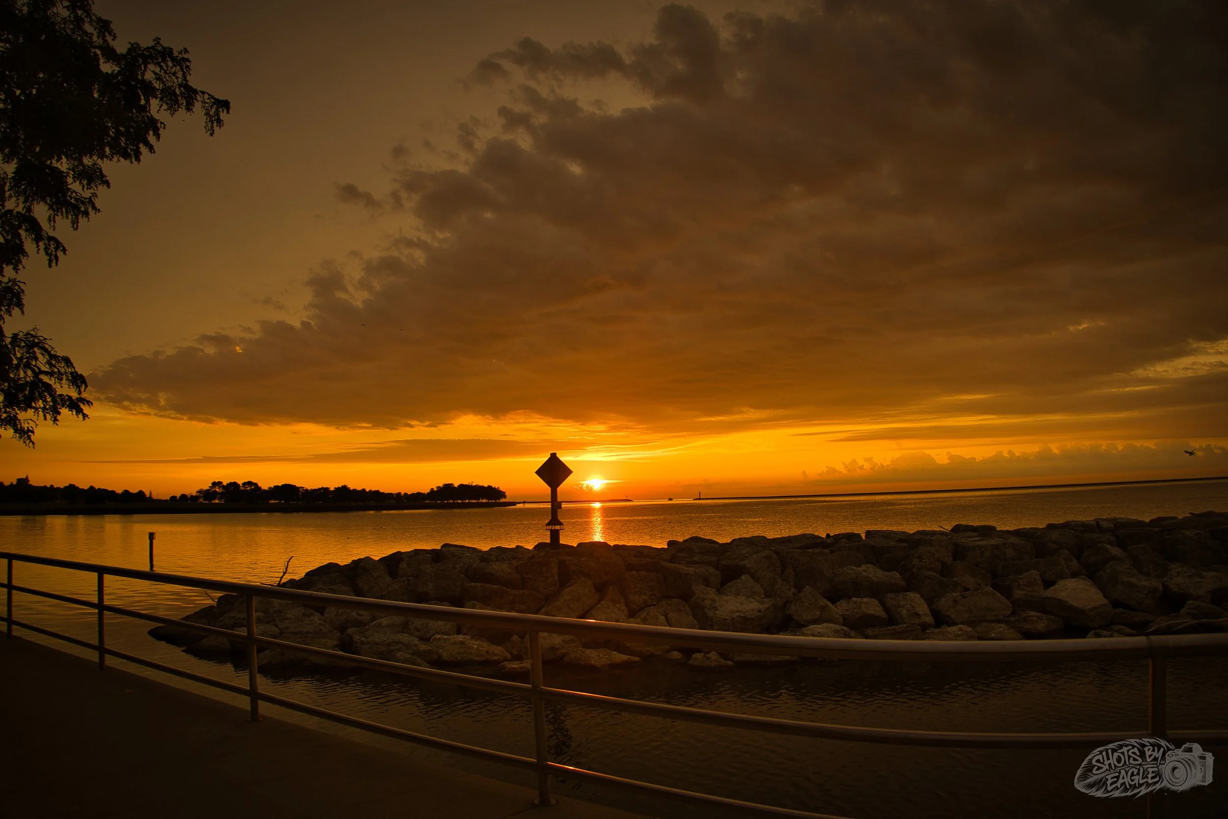 Sunrise over Lake Michigan