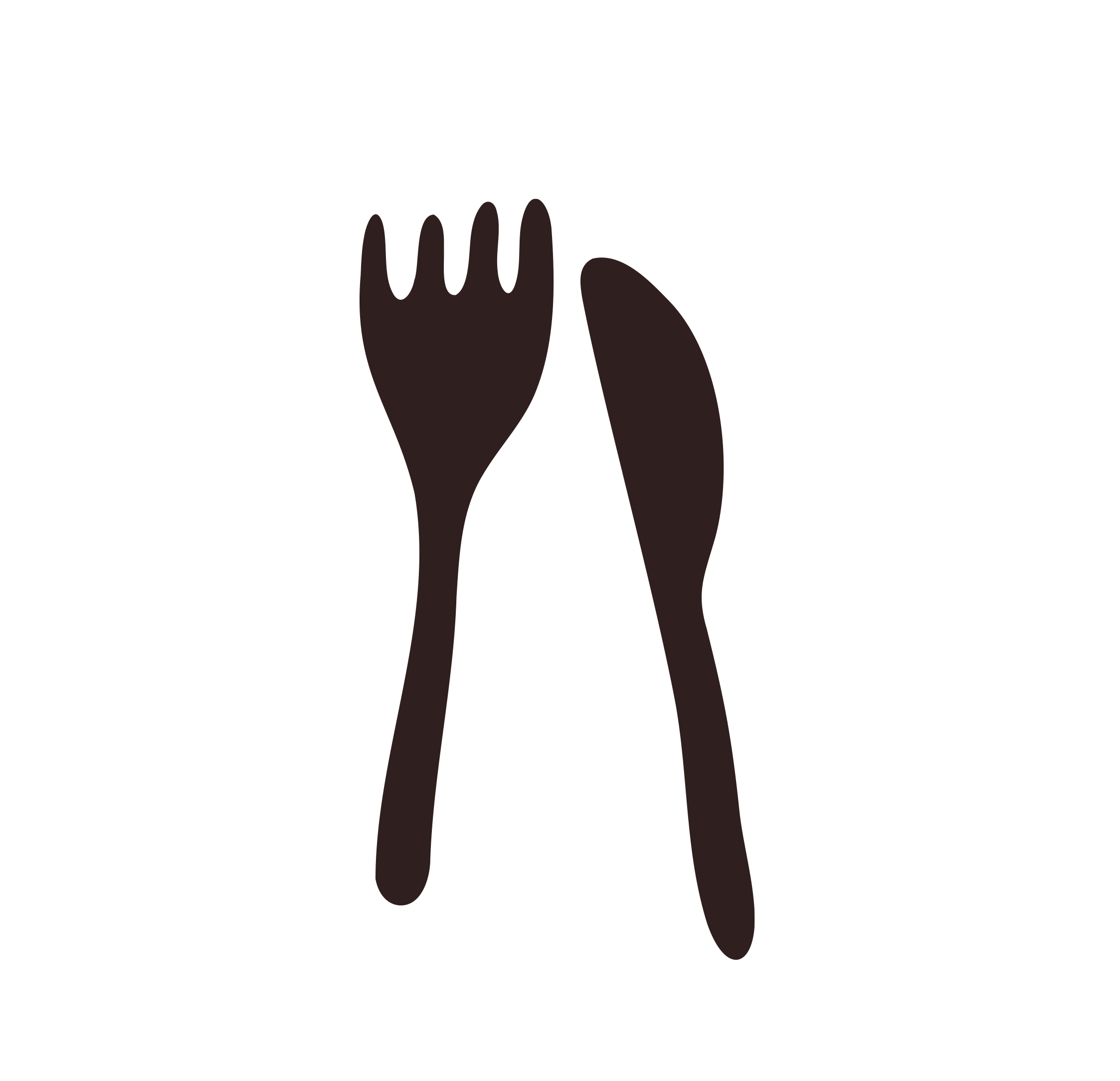 Knife & Fork Illustration, Rays by Range in Camp Hill