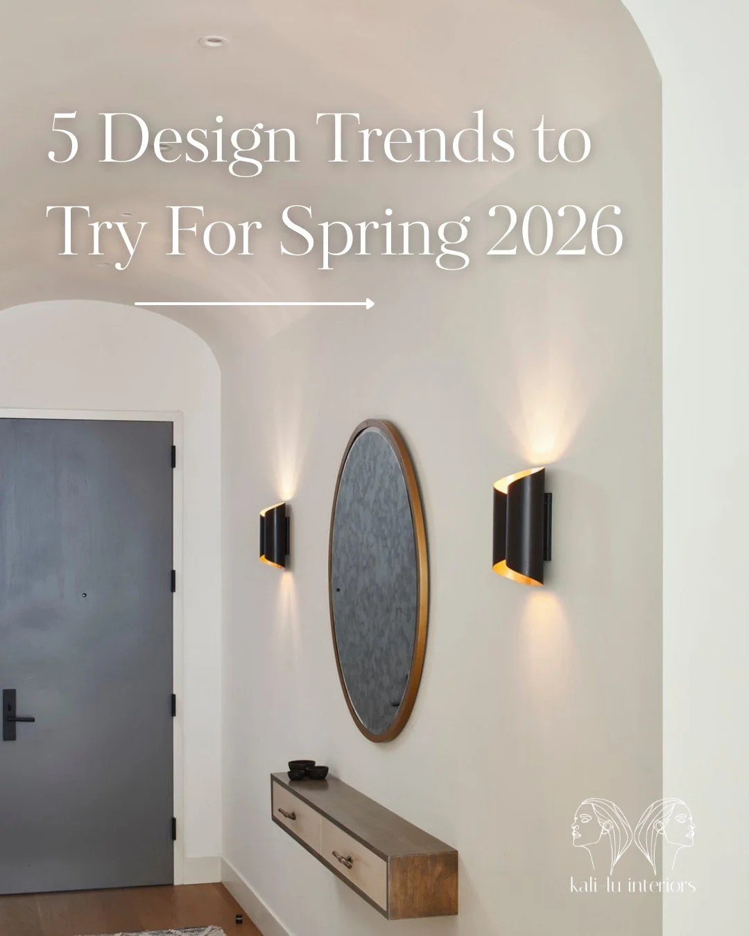 5 Design trends you should try for Spring 2026 ⬇️
ㅤ
1️⃣ Unique Light Fixtures &mdash; Lighting is more than functional; it&rsquo;s a statement. A fixture with personality can anchor a room the same way a bold piece of art does, instantly elevating th