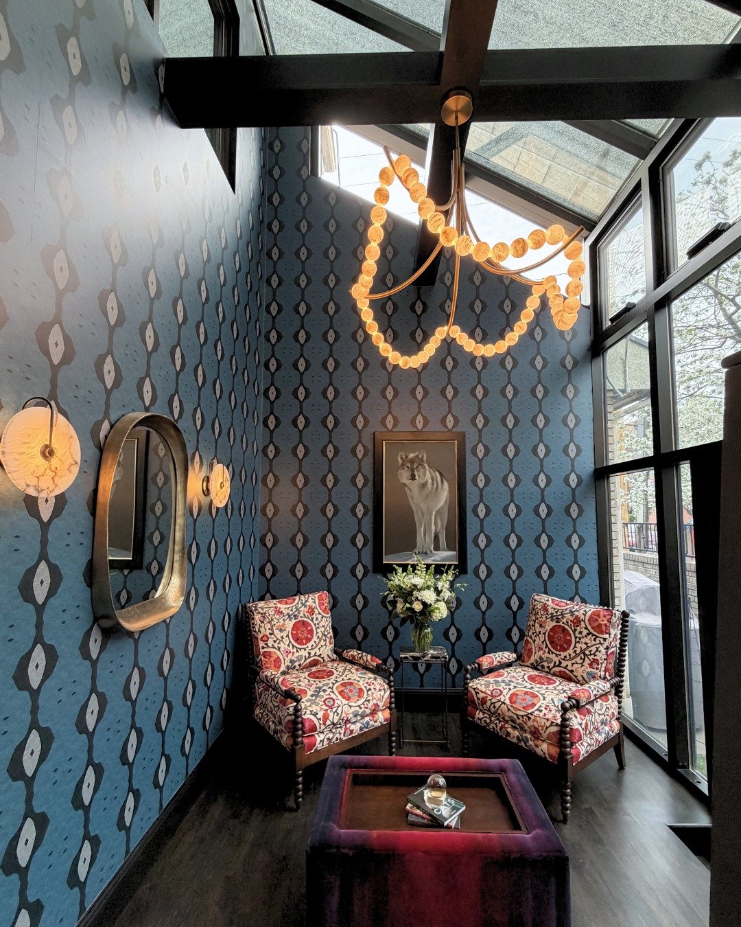 Introducing the newest Kali-Lu Interiors project!

This is one of our favorite transformations to date. We took a small, previously exterior patio space and turned it into a magnificent sitting room that our client is truly excited about. Now it&rsqu