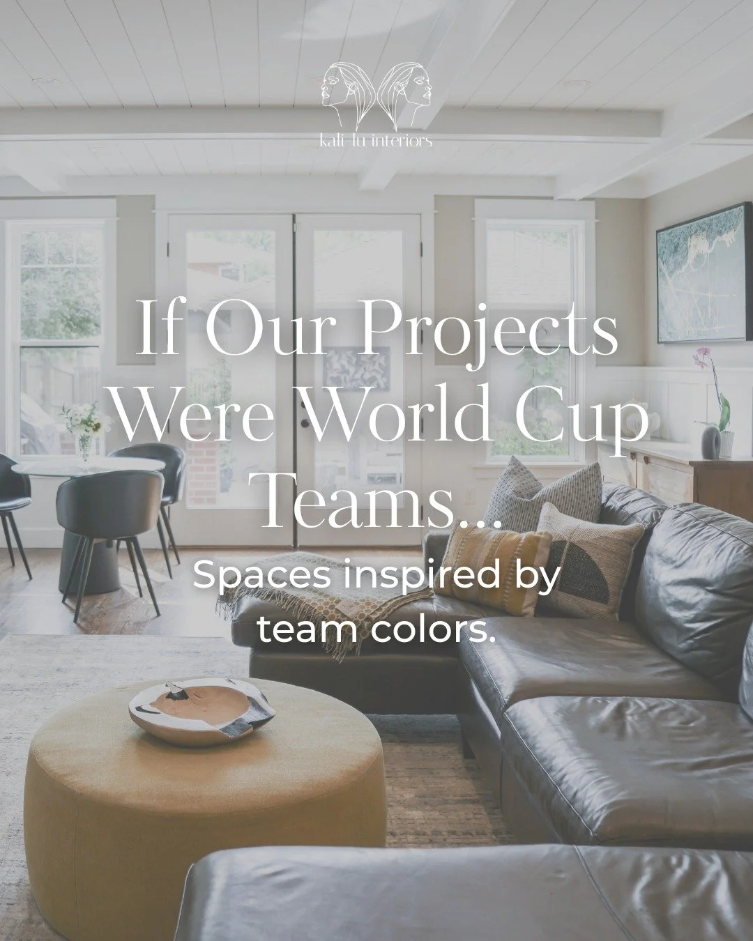 Design, but make it global ⚽️
ㅤ
We took some of our favorite projects and paired them with World Cup teams based on their colors and personality.
ㅤ
Which team are you rooting for? 👇
ㅤ
#kaliluinteriors #interiordesign #worldcup #designinspo #homestyl
