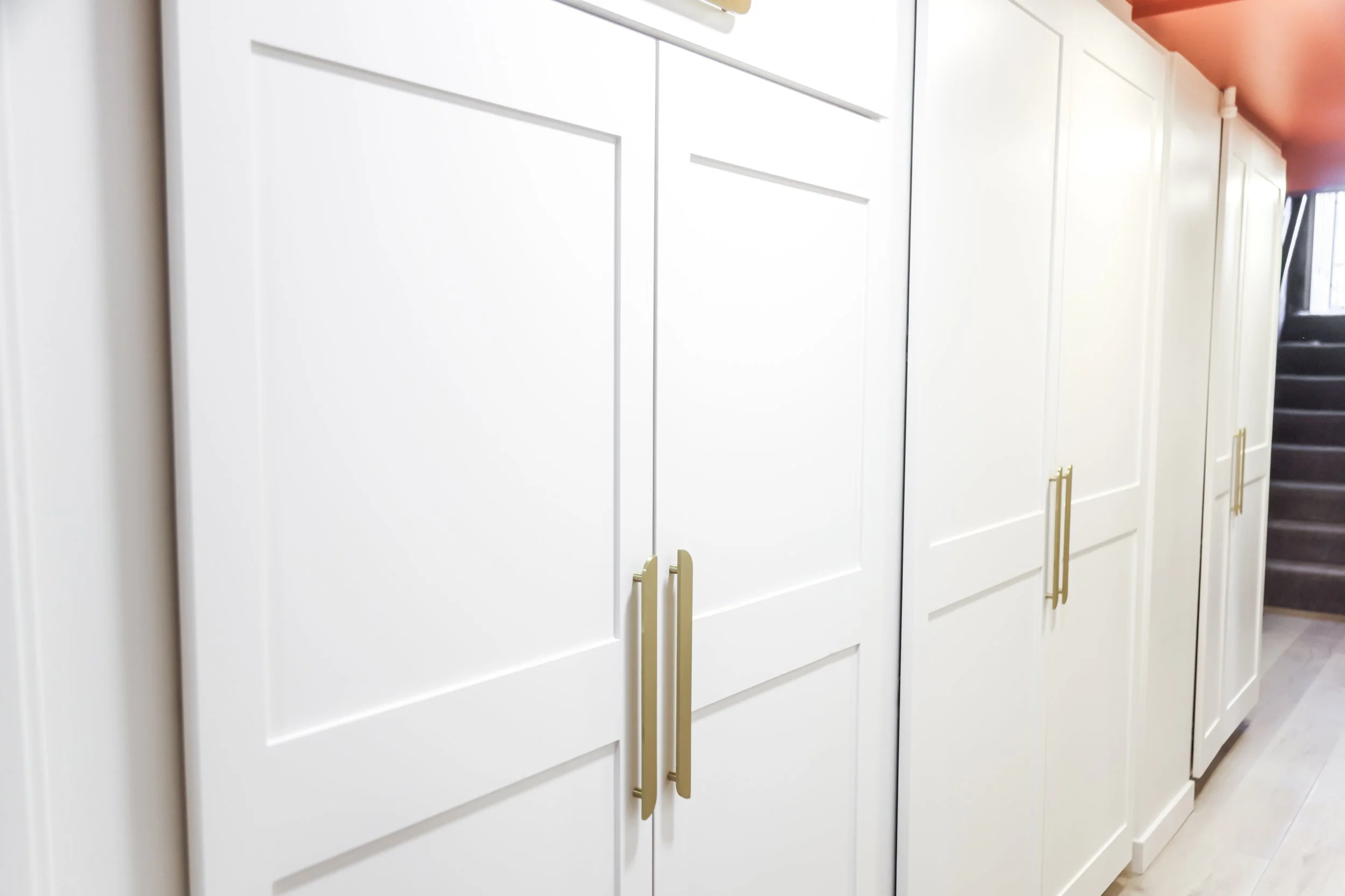 Storage Closets: After