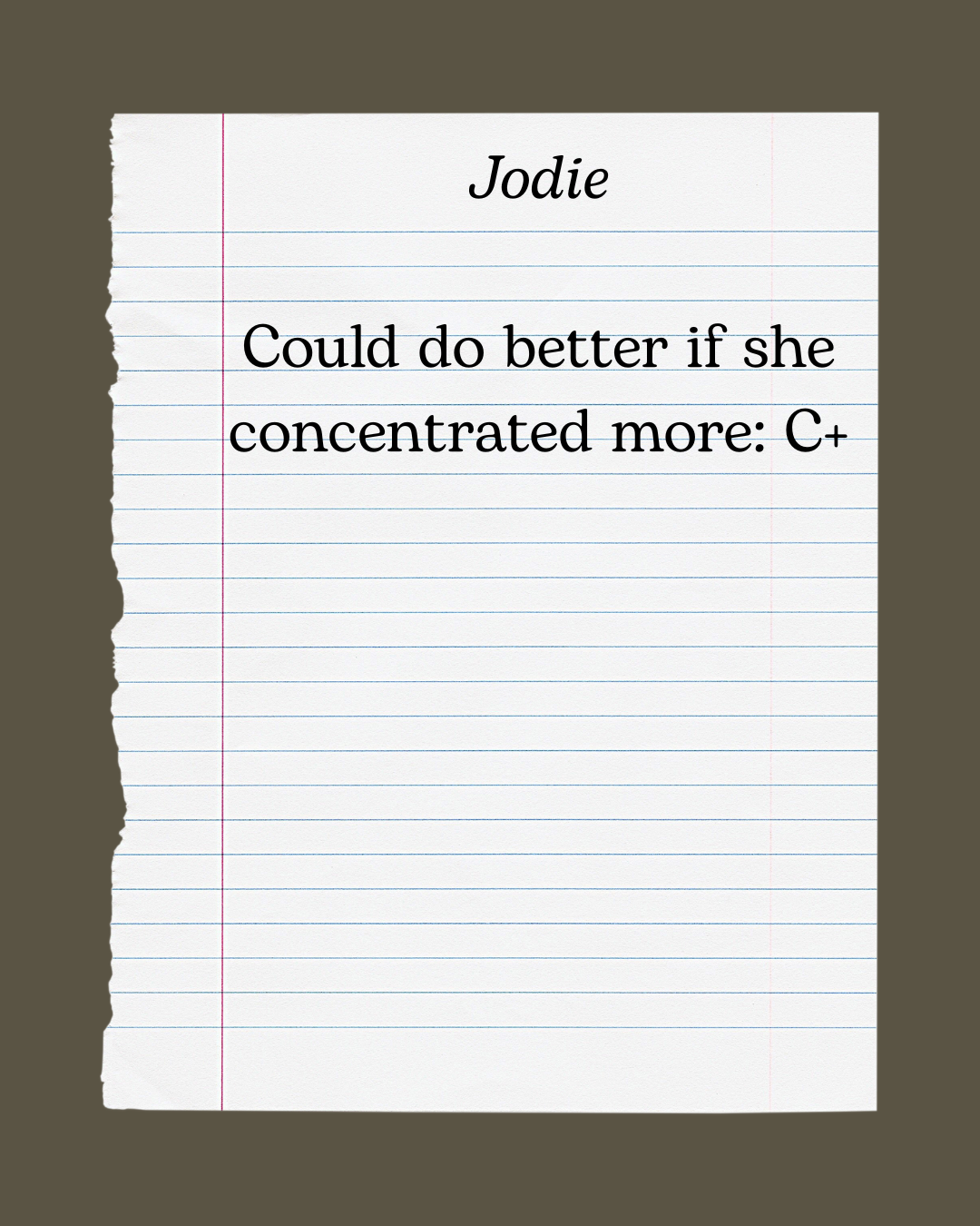 ADHD at School…There were Signs!!