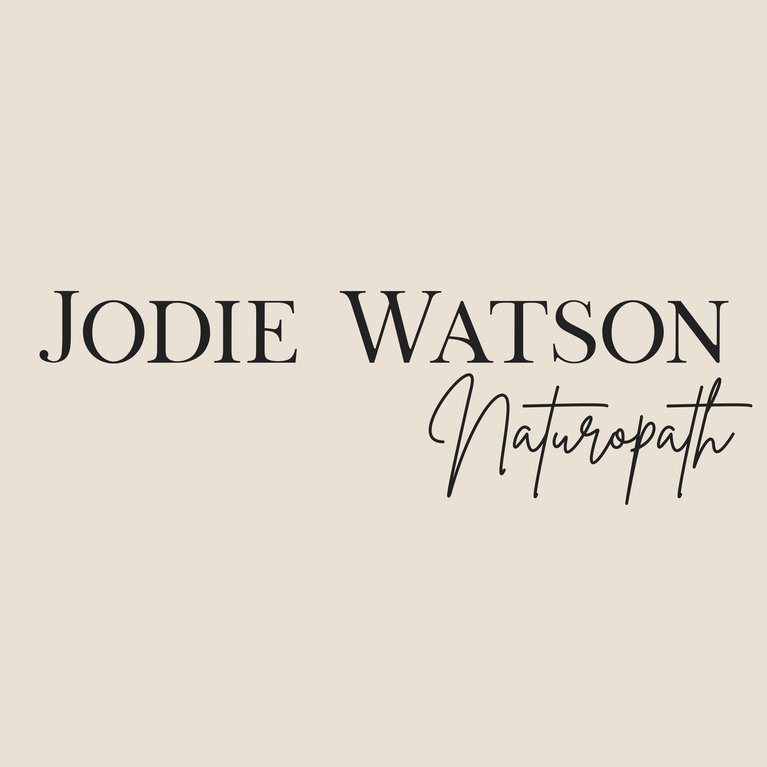 Jodie Watson Naturopath