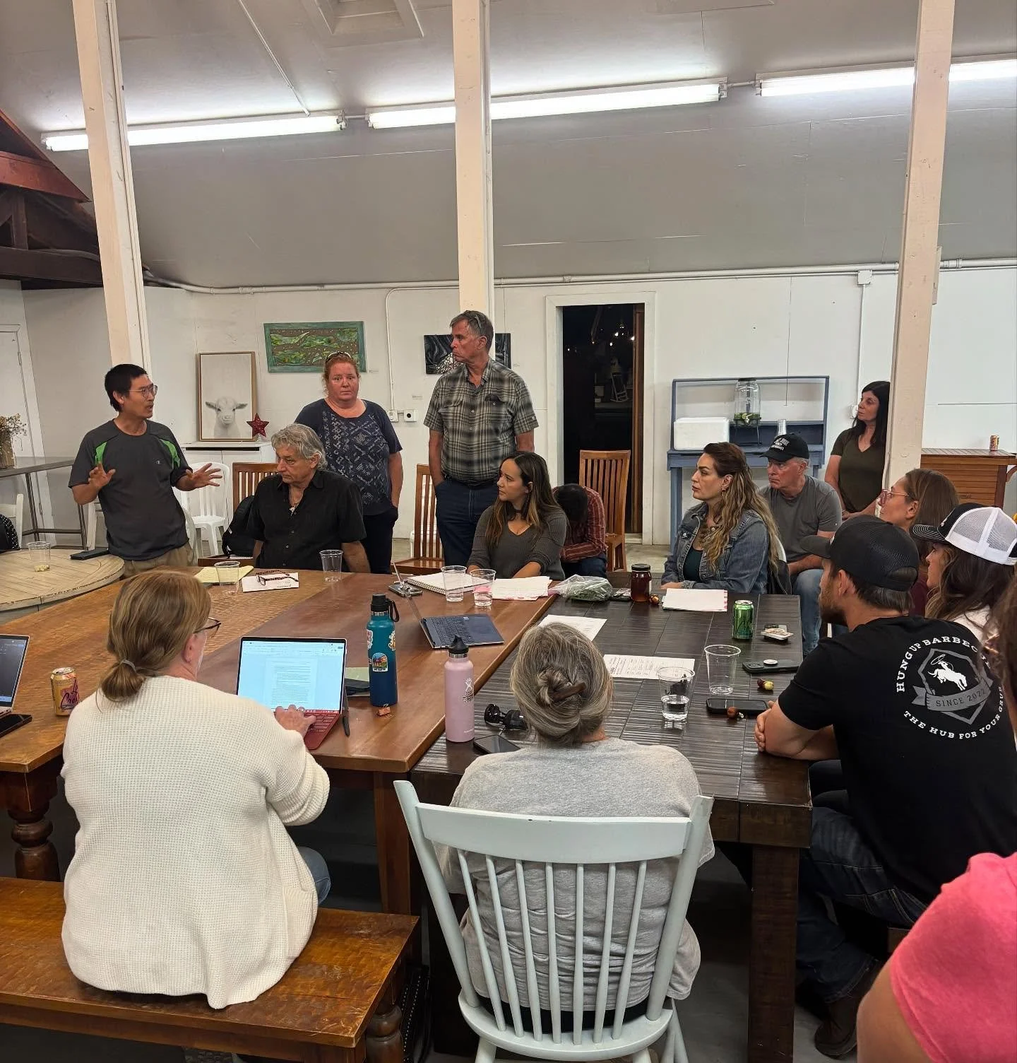 Wow, I am so appreciative of supervisor @sylvia_arenas  for coming to the South County Small Farms Association meeting and listening to the needs of small farmers in south county! Her being willing to show up and listen to the needs of small farms an