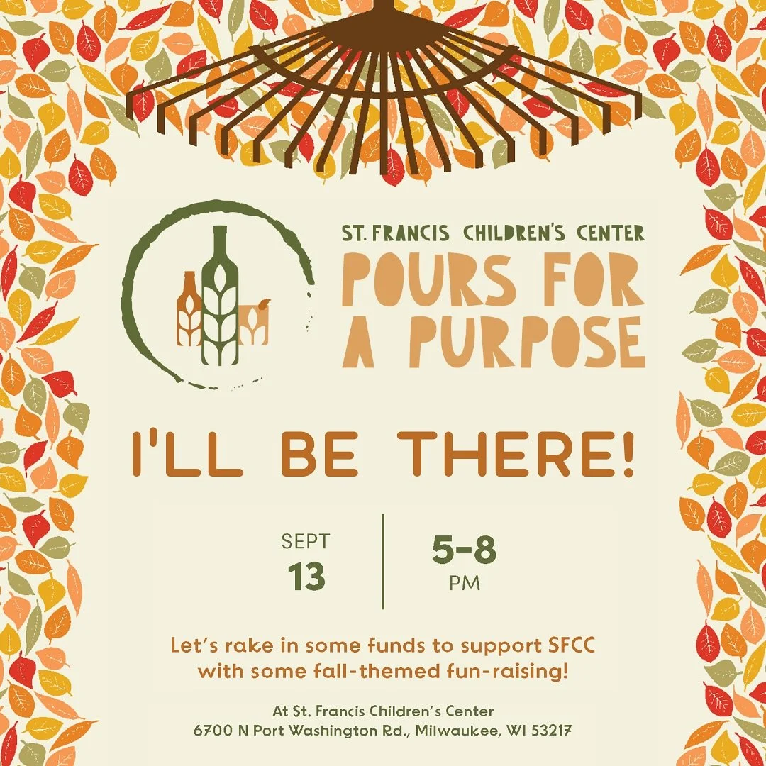 We&rsquo;re so excited to be a vendor at Pours for a Purpose this year! 🍷🍂 Supporting @sfcc_kids and their amazing mission makes this event extra special. Can&rsquo;t wait to see you there on September 13th from 5&ndash;8 PM! 💛