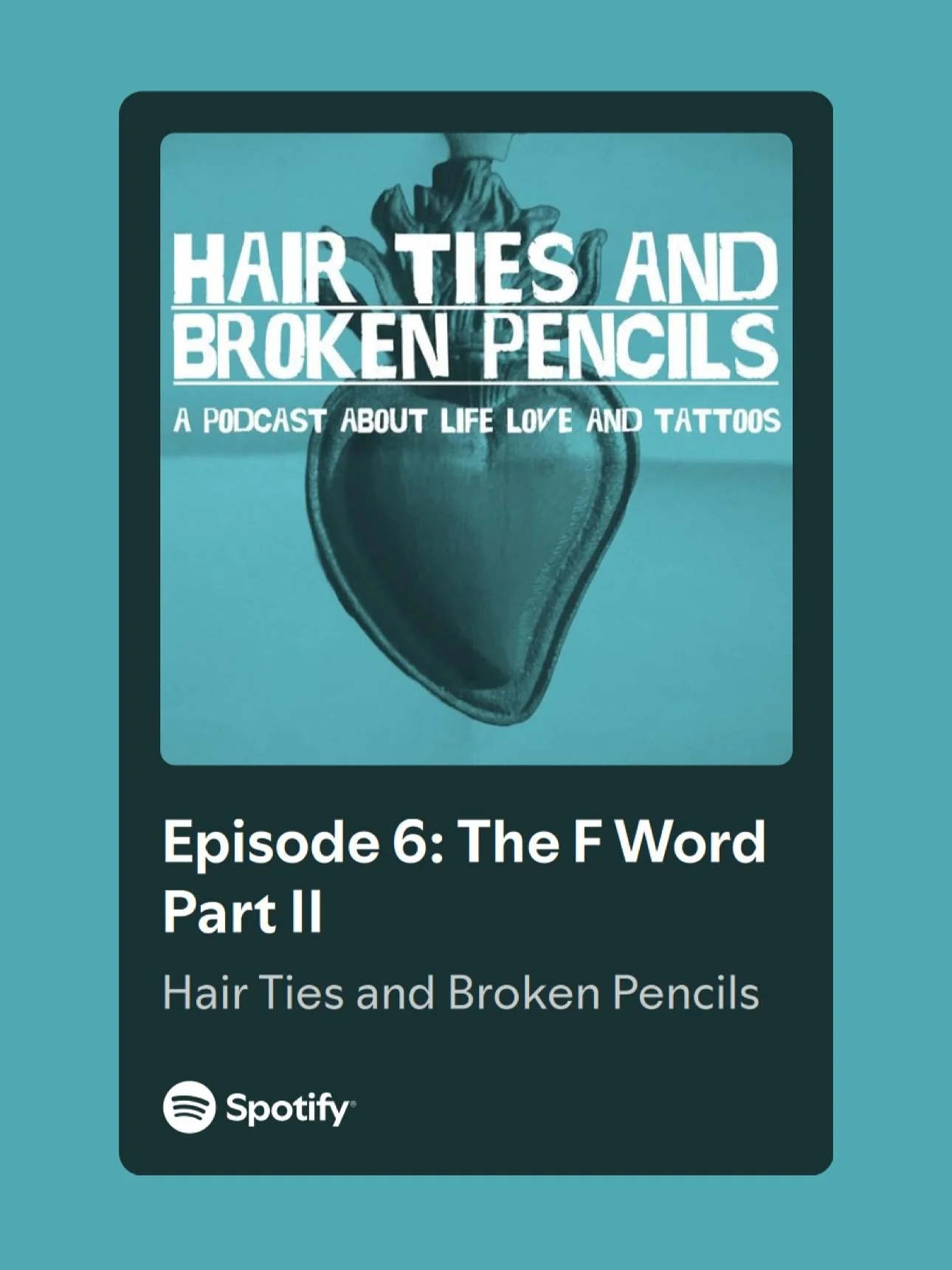 EPISODE 6: The F Word Part II
Thank you for listening to Hair Ties and Broken Pencils! In this episode Senia and I continue to open up about our views on forgiveness. 
We get very real with ourselves and each other. 
&ldquo;It&rsquo;s one of the grea