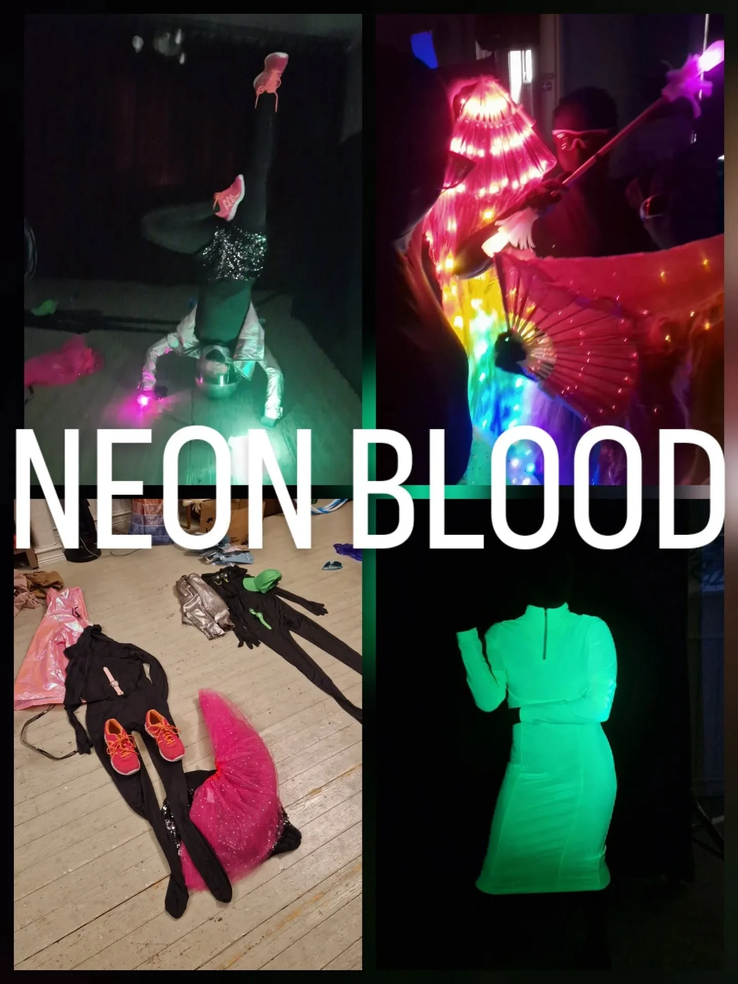 ✨️Neon Blood✨️
Tv&aring; veckors residens &auml;r ig&aring;ng - som kommer sluta upp med en brakpremi&auml;r den 22/5 p&aring; @teatertrixter !!!

Visst ses vi d&aring;? 🤖
(Se f&ouml;rra inl&auml;gget f&ouml;r event-info)

Med i showen &auml;r @tova