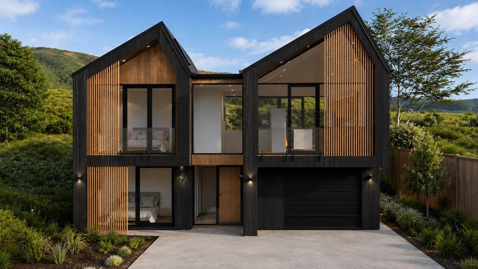 Off-Centre Ridge House