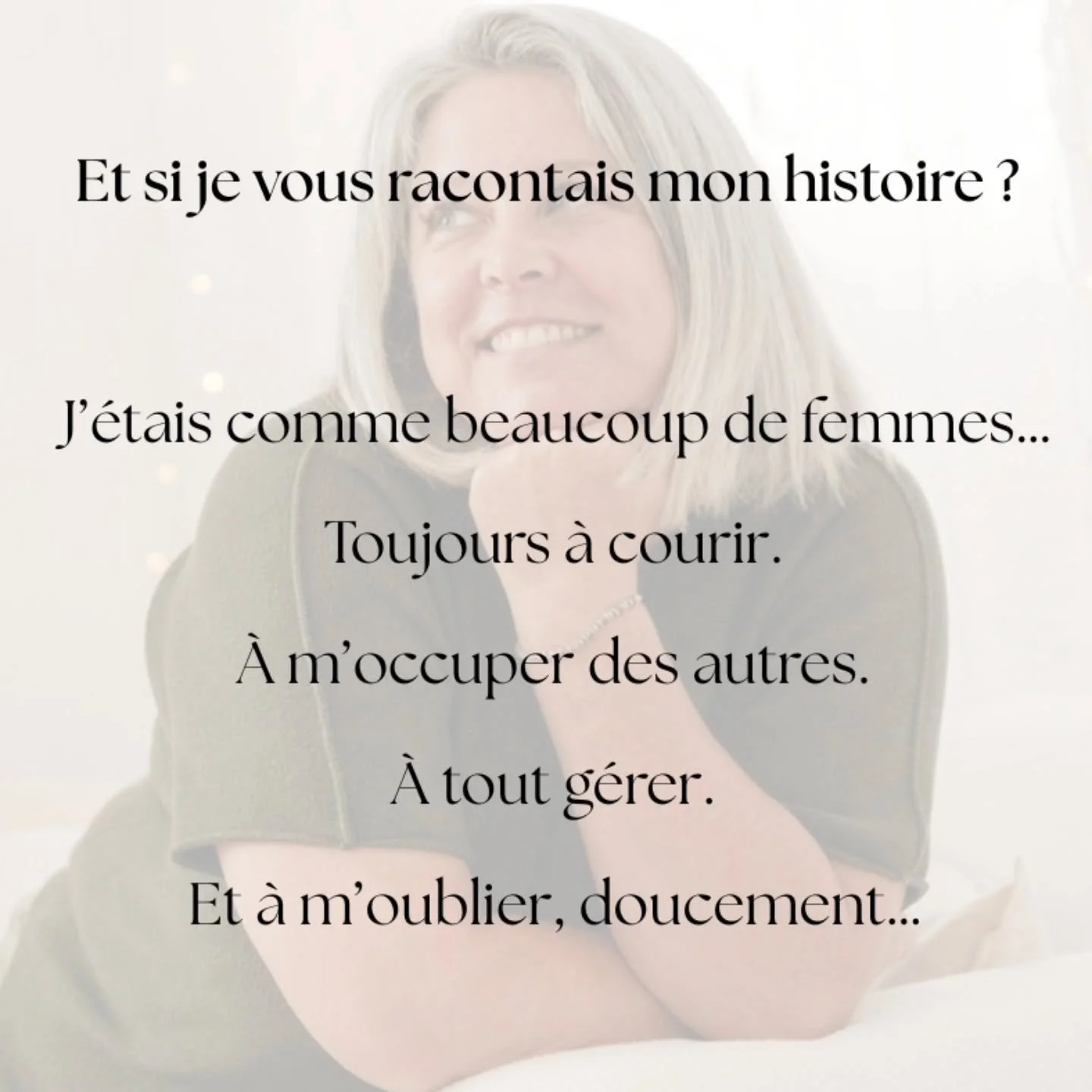 ✨ Et si c&rsquo;&eacute;tait possible pour toi aussi ? ✨

Il y a quelques ann&eacute;es, j&rsquo;&eacute;tais comme beaucoup de femmes que j&rsquo;accompagne aujourd&rsquo;hui : &eacute;puis&eacute;e, d&eacute;bord&eacute;e, &agrave; bout de souffle 
